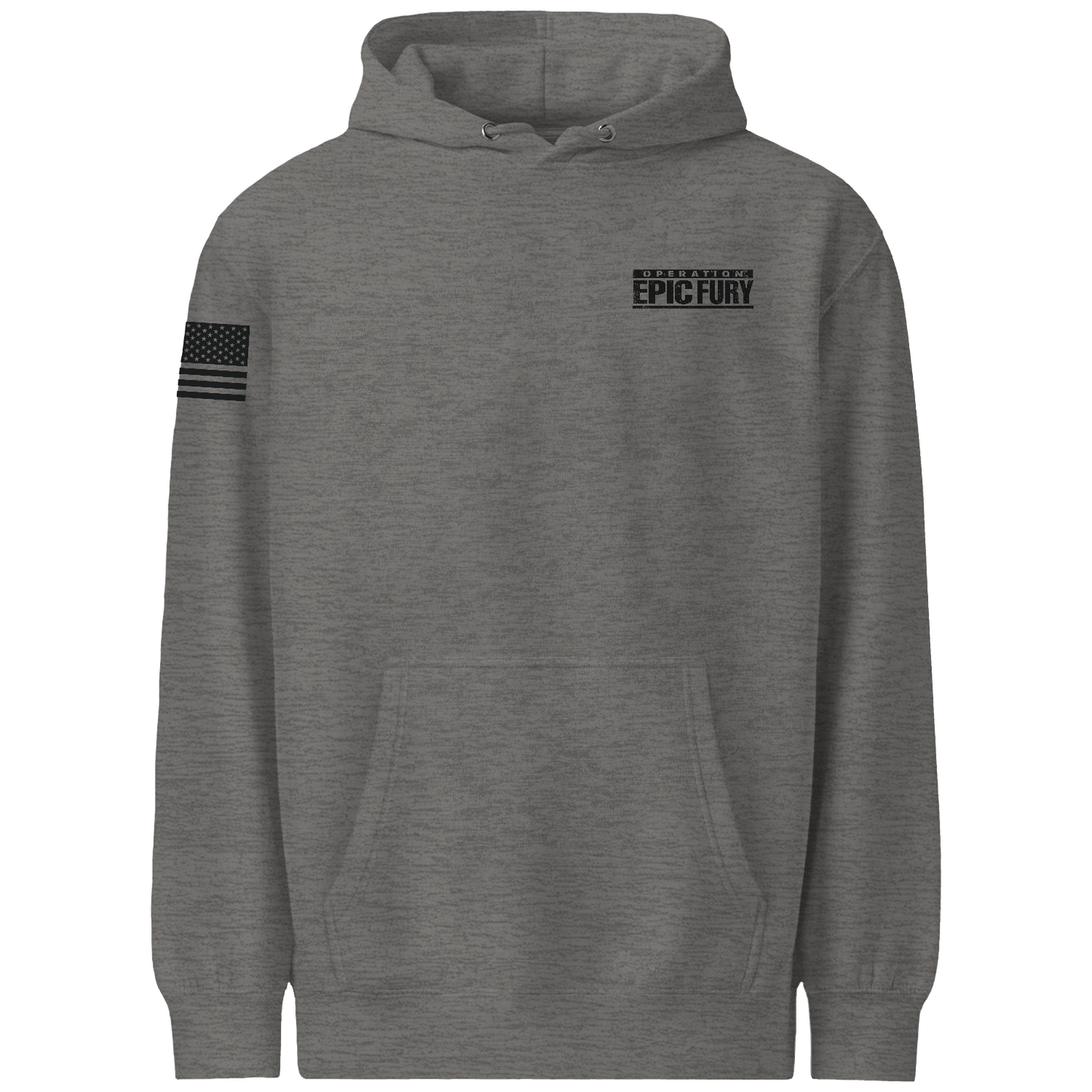 Operation Epic Fury Comfort Unisex Hooded Sweatshirt - Eagle