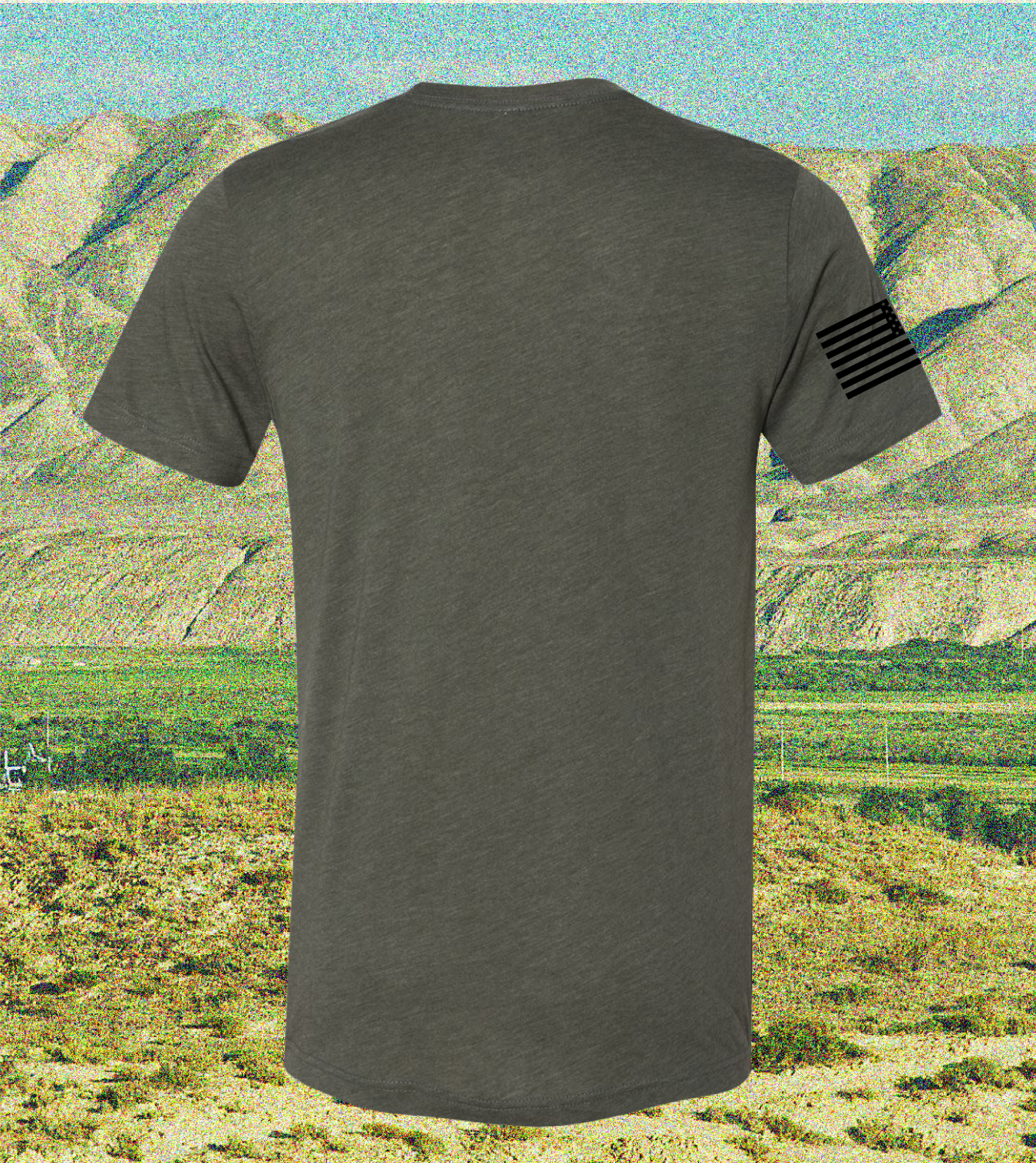 CUSTOM Emblem Mother's Day Series - Comfort Unisex Triblend SS Tee - Proud Military Grandma