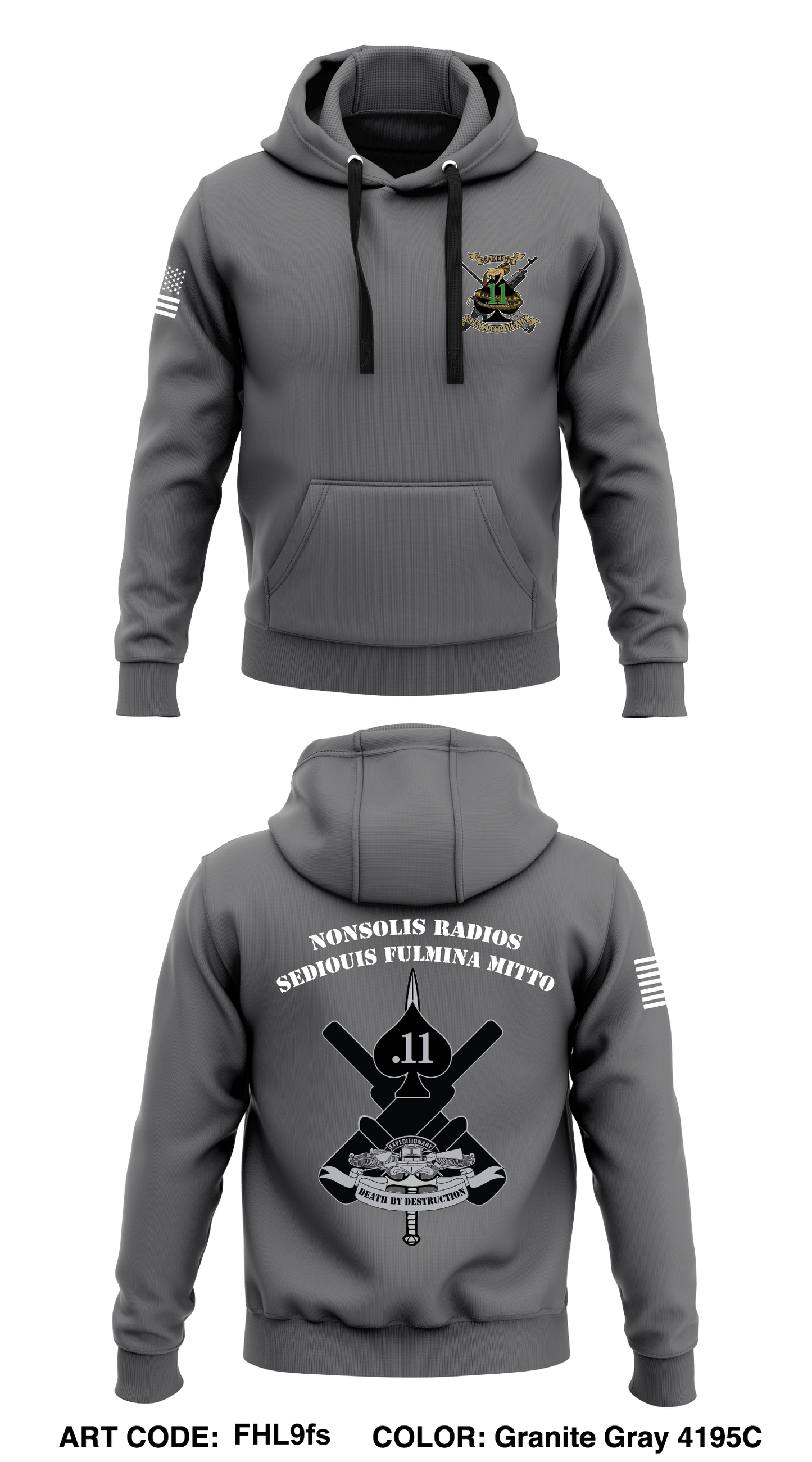 MESG-2 N8 Weapons Department Core Men's Hooded Performance Sweatshirt - FHL9fs
