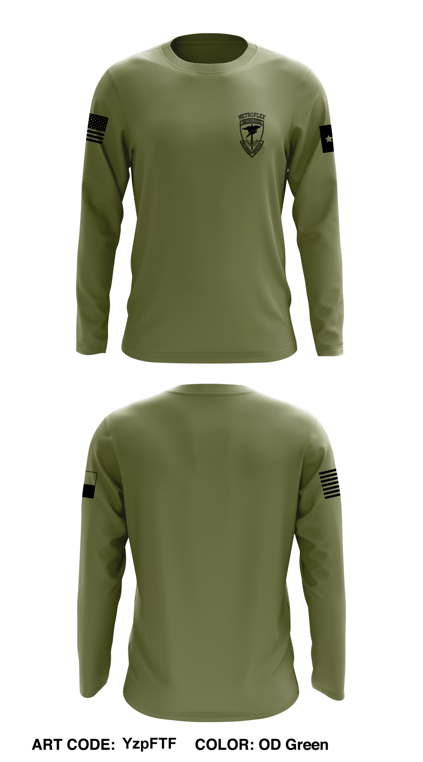 METROPLEX Core Men's LS Performance Tee