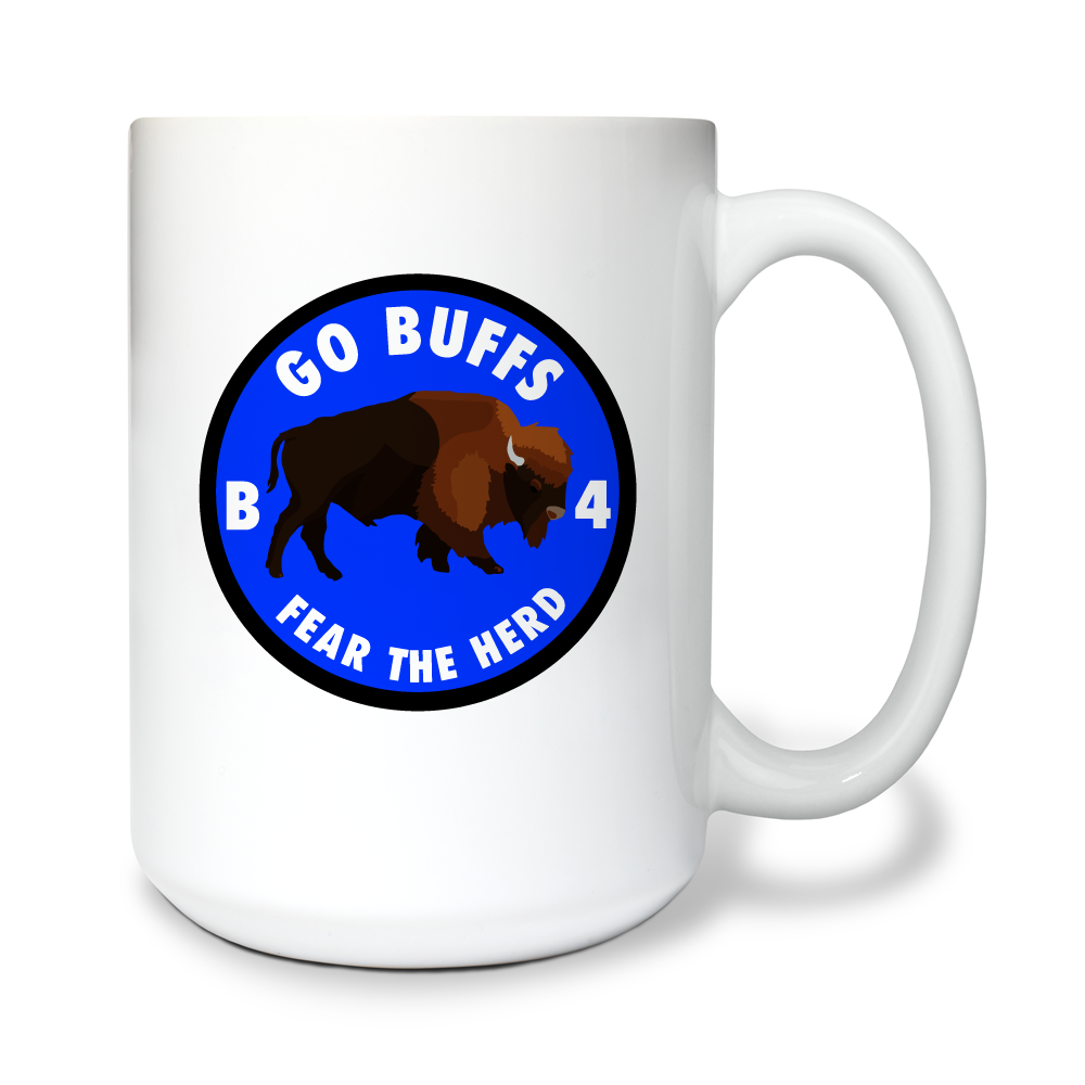 4th REG, BTD 15 oz White Ceramic Mug - UeezZb