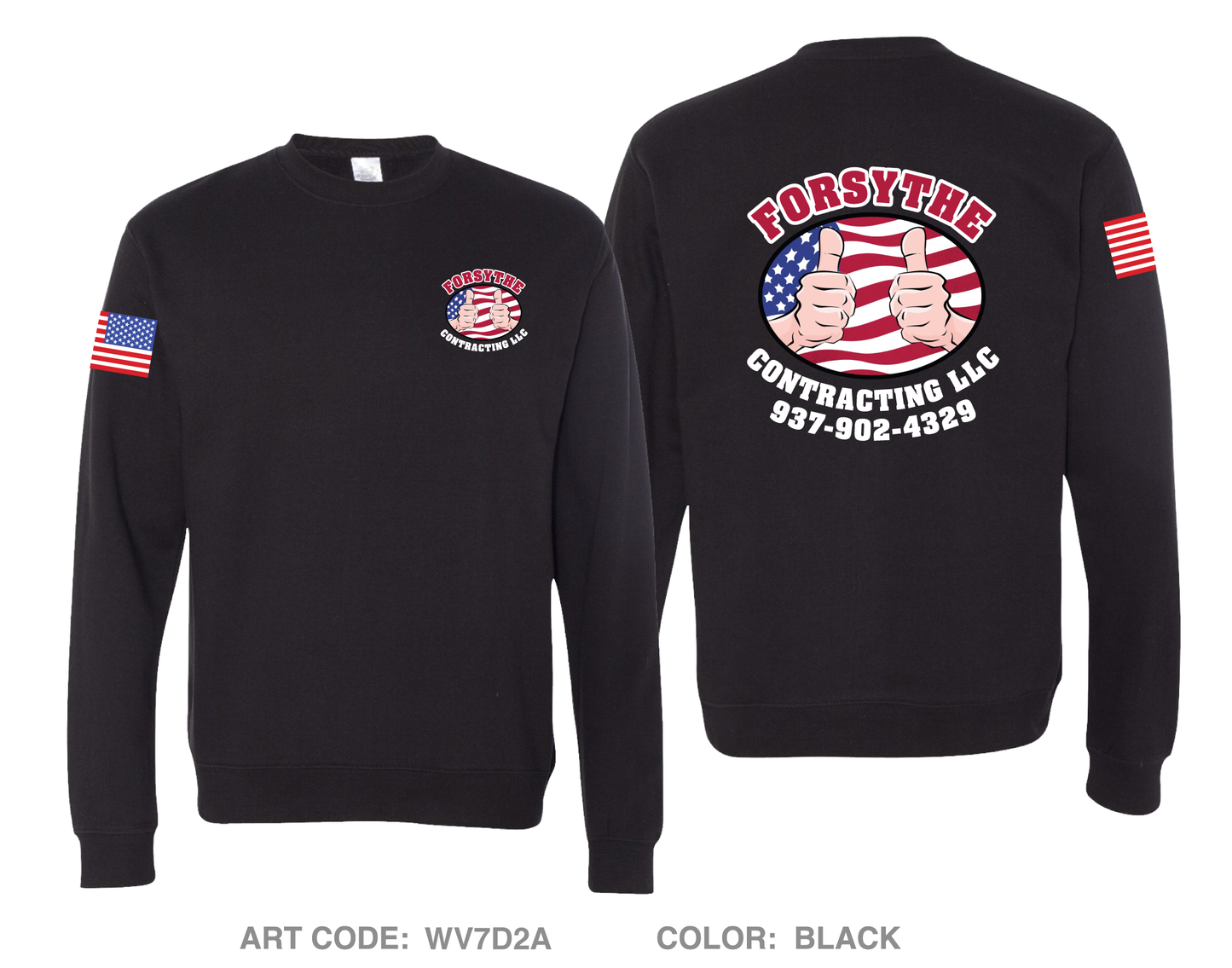 Forsythe Contracting LLC Comfort Unisex Crewneck Sweatshirt - WV7D2A