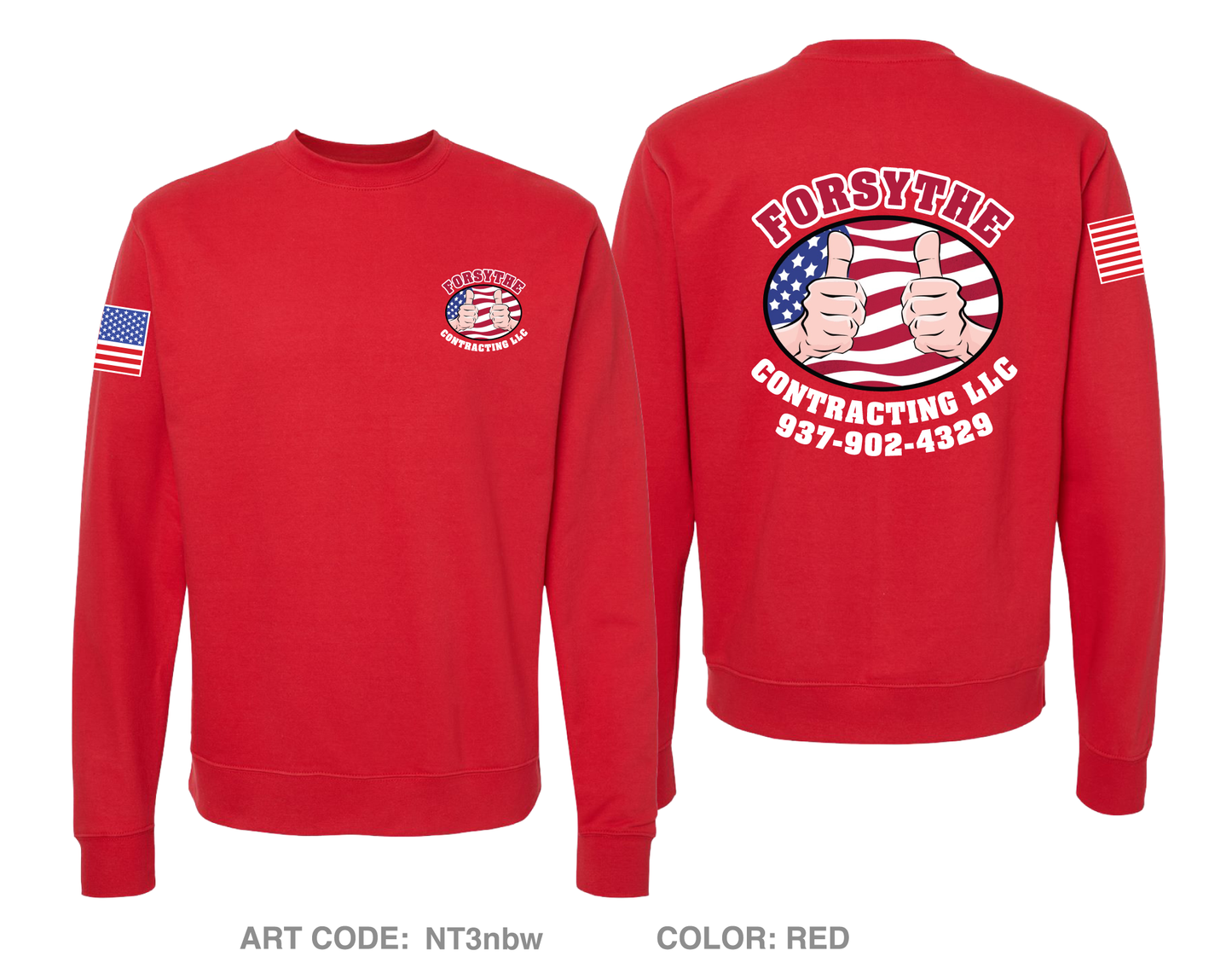 Forsythe Contracting LLC Comfort Unisex Crewneck Sweatshirt - NT3nbw