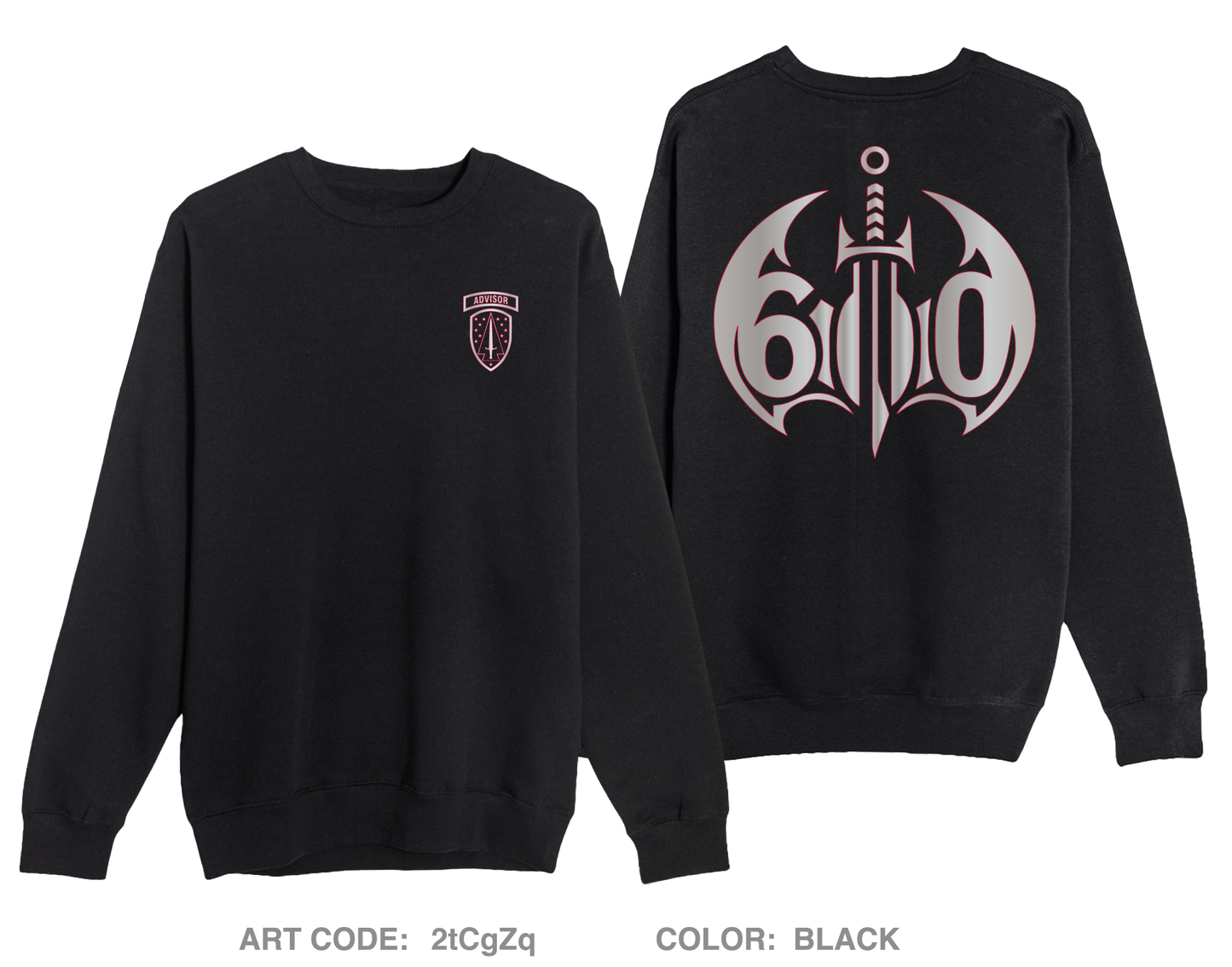 Bat 600 54th SFAB Comfort Unisex Crewneck Sweatshirt - 2tCgZq