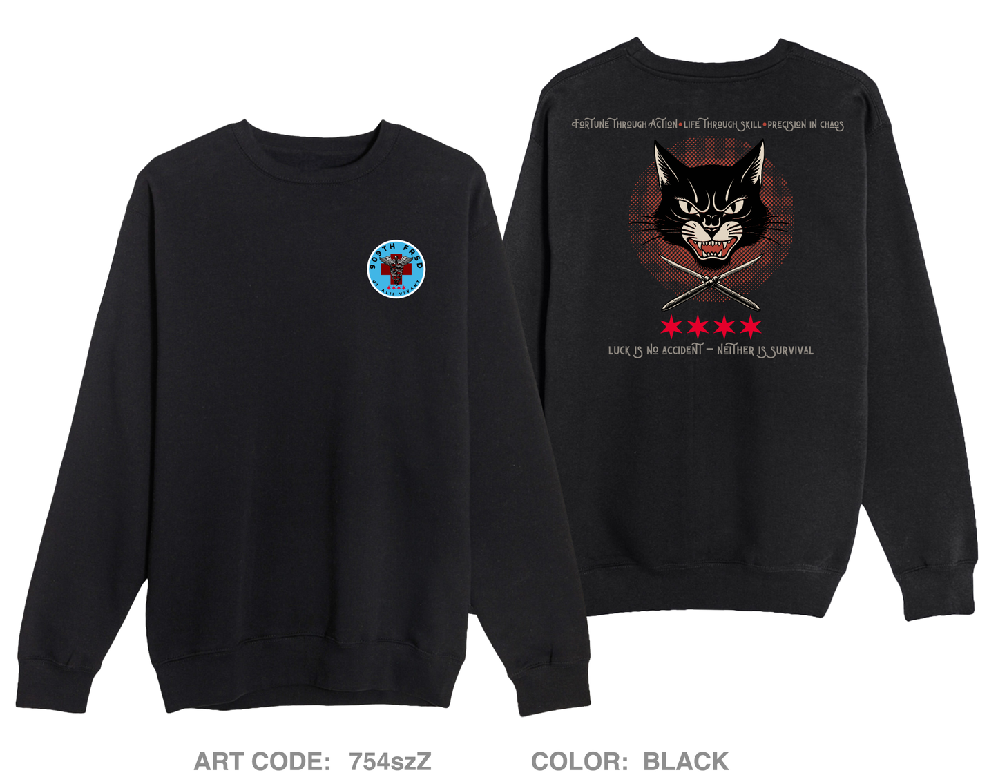 909th FRSD Comfort Unisex Crewneck Sweatshirt - 754szZ