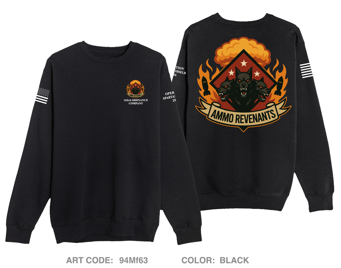 163D Comfort Unisex Crewneck Sweatshirt - 94Mf63