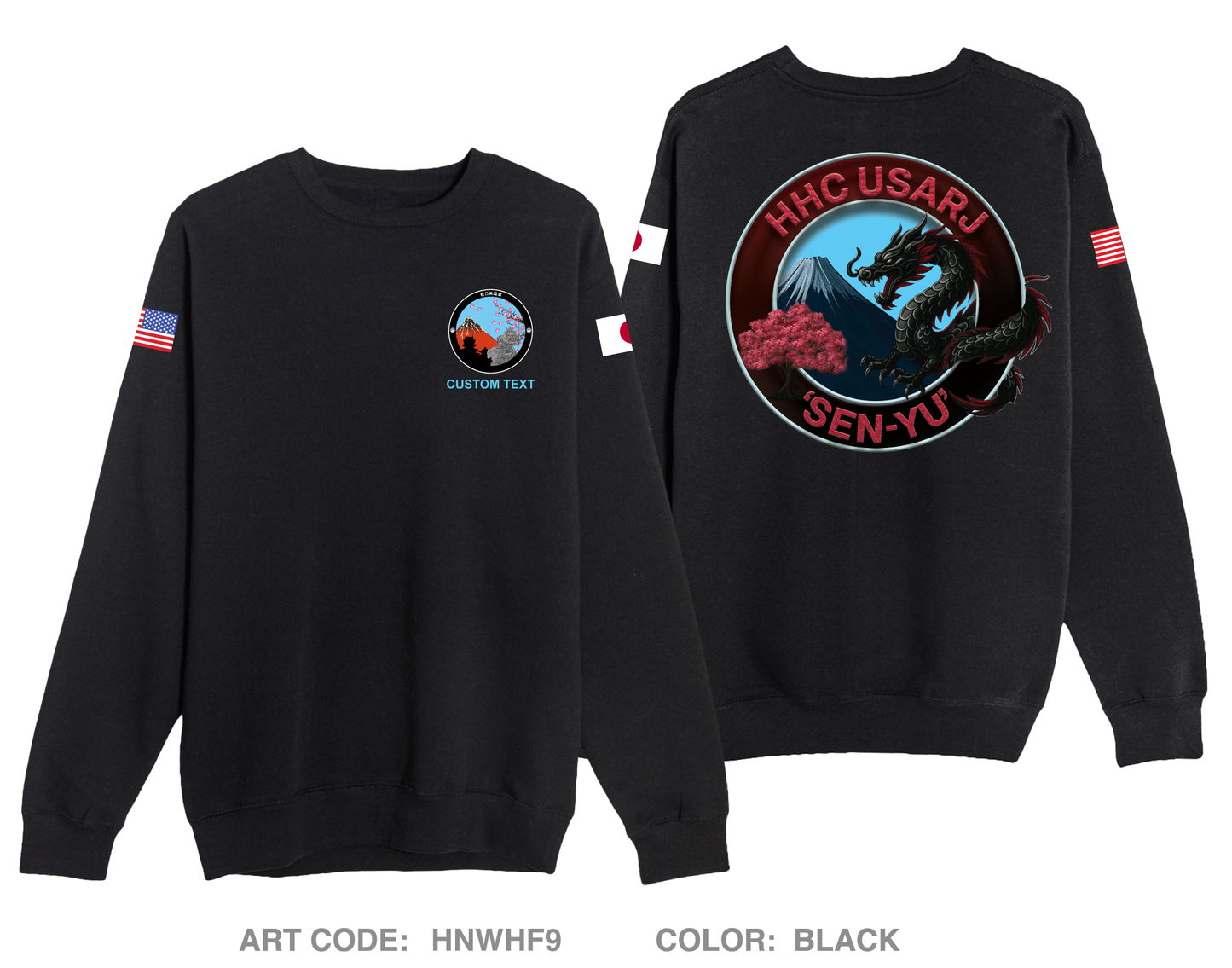 HHC, USARJ Comfort Unisex Crewneck Sweatshirt - HNWHF9