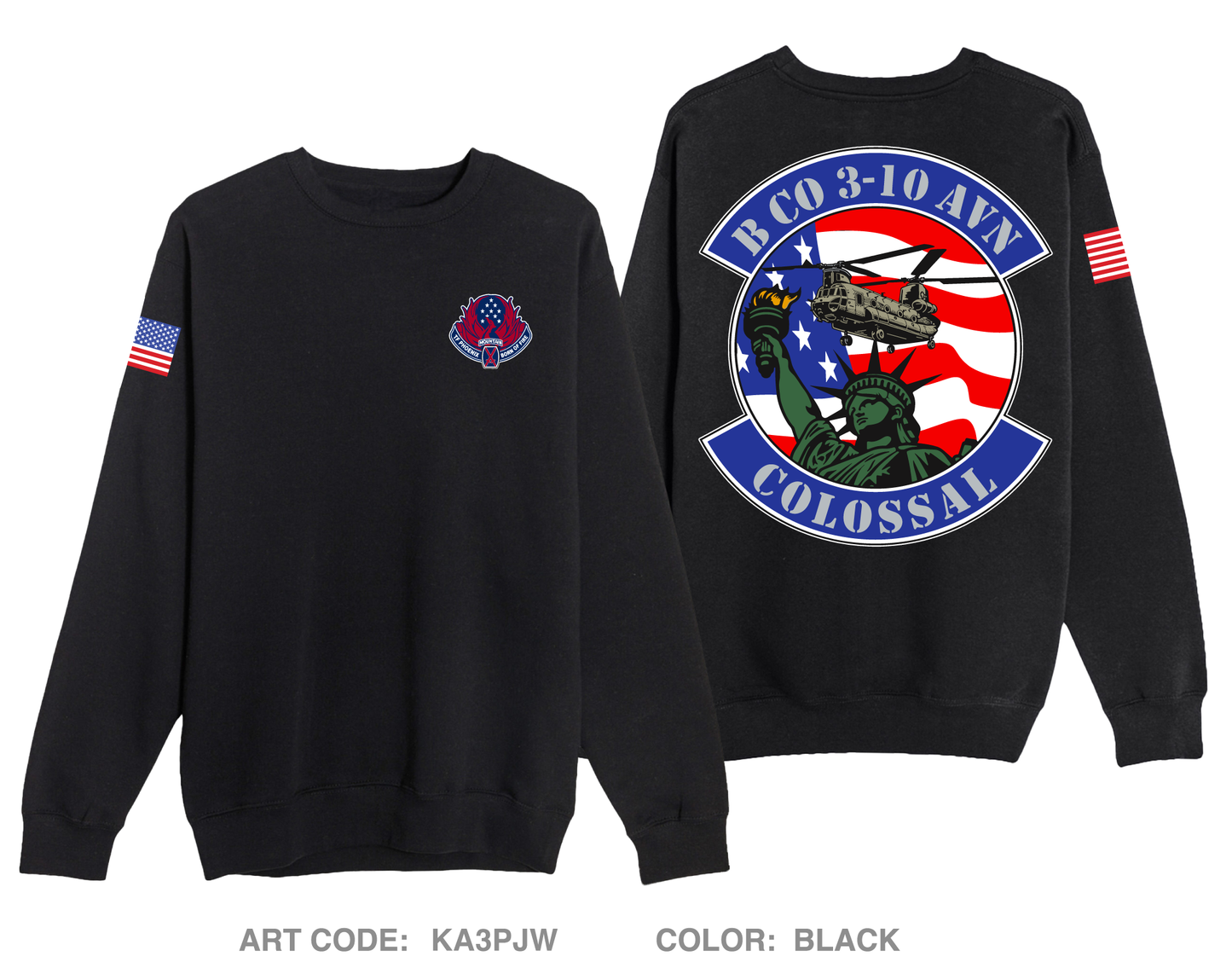 B-Co 3-10 Colossal Comfort Unisex Crewneck Sweatshirt - KA3PJW