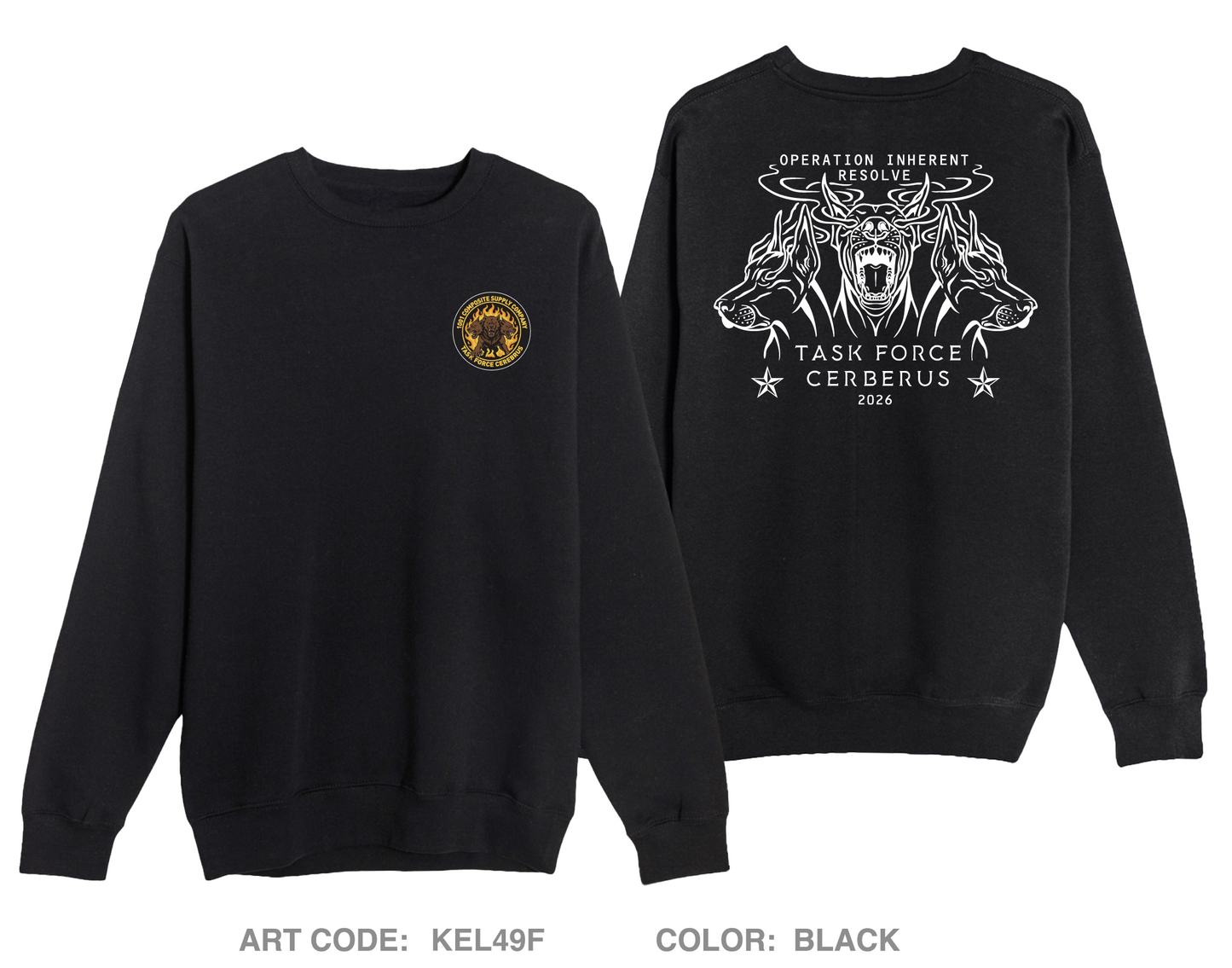 1001st Quartermaster Company Comfort Unisex Crewneck Sweatshirt - KEL49F