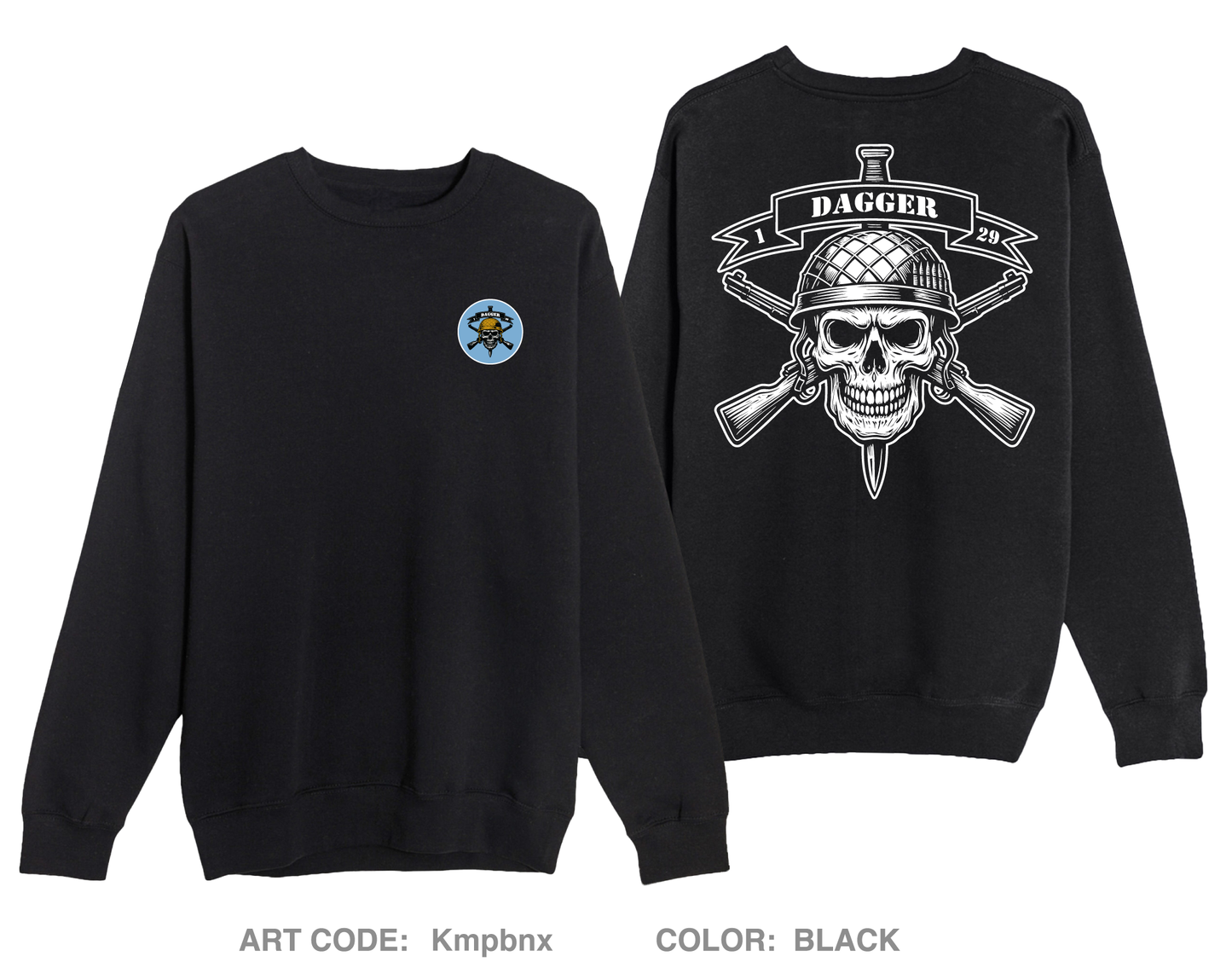 D Co, 1-29 IN Comfort Unisex Crewneck Sweatshirt - Kmpbnx