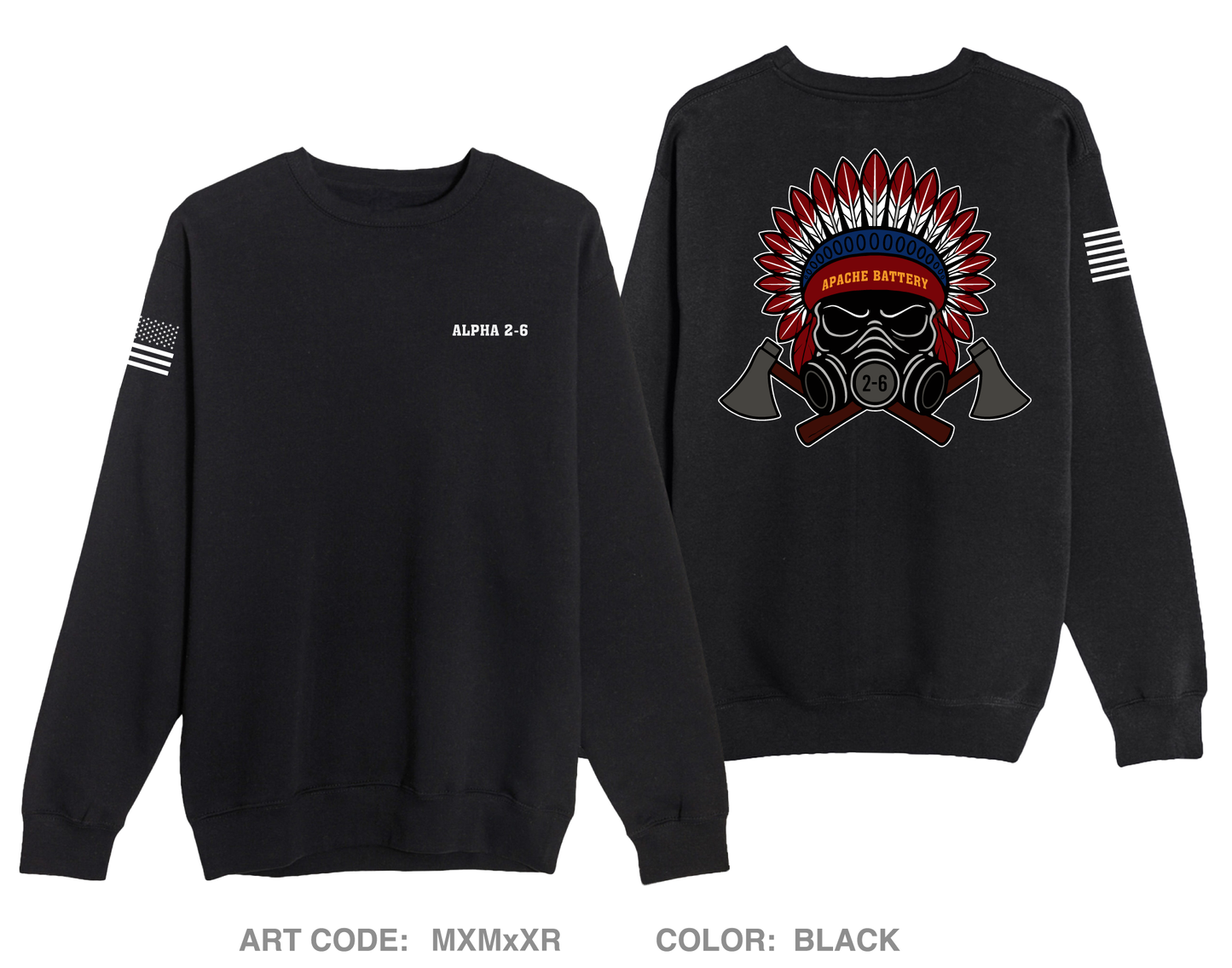 Alpha 2-6 ADA Comfort Unisex Crewneck Sweatshirt - MXMxXR