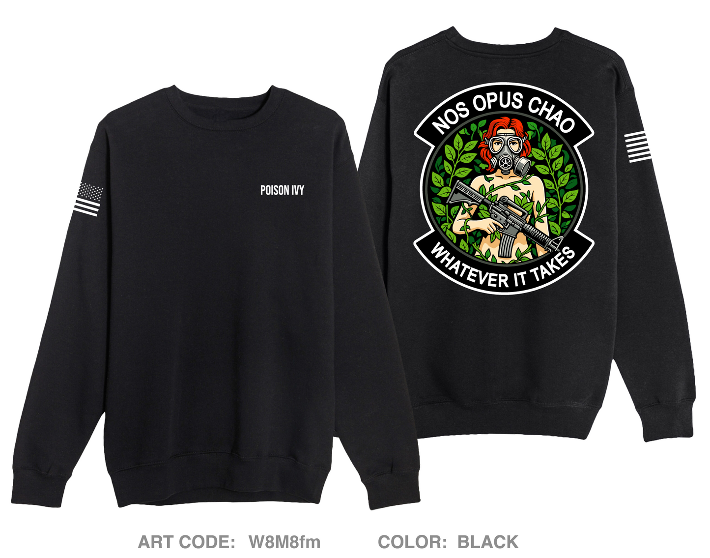 Poison Ivy Comfort Unisex Crewneck Sweatshirt - W8M8fm