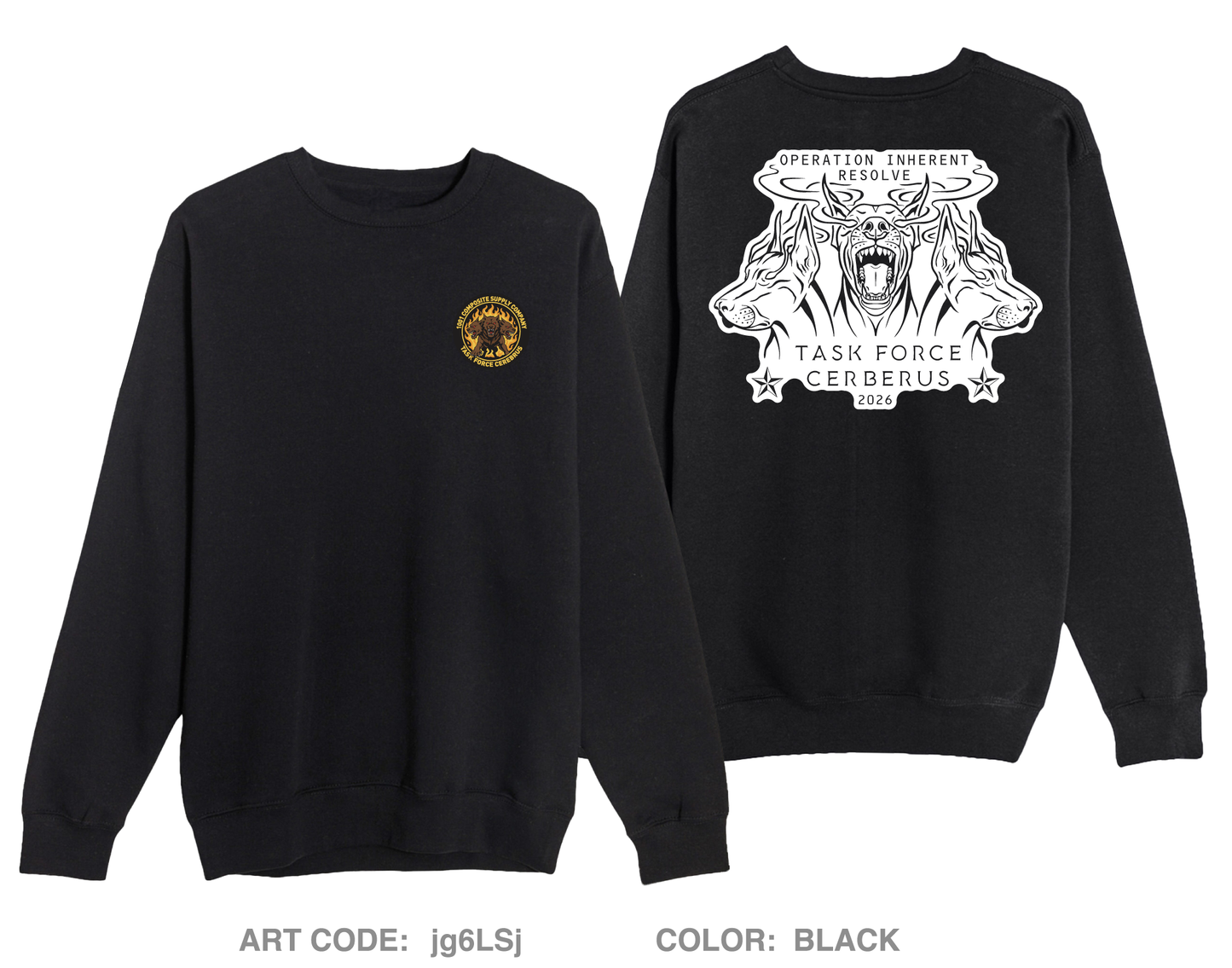 1001st Quartermaster Company Comfort Unisex Crewneck Sweatshirt - jg6LSj