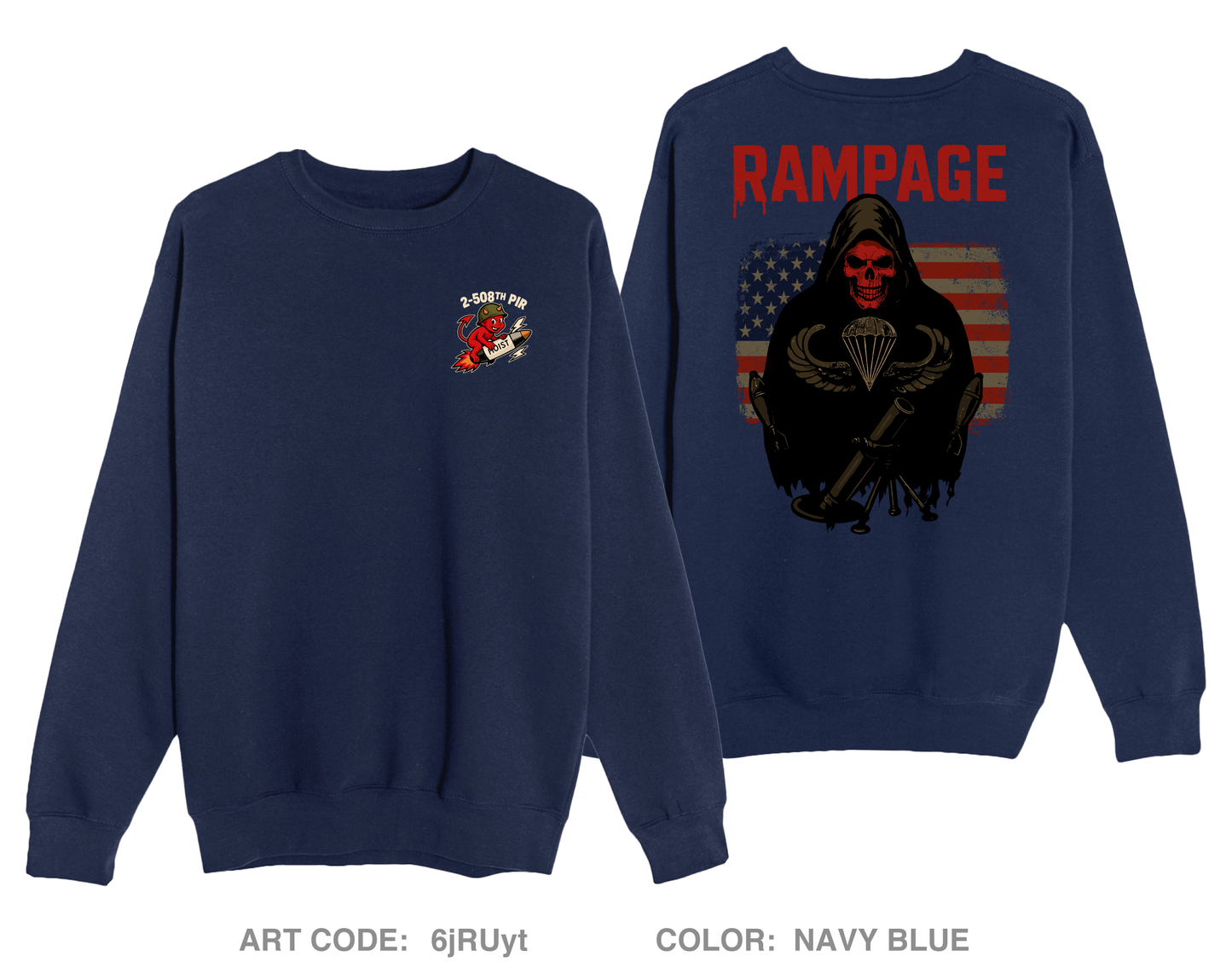 2-508 PIR Comfort Unisex Crewneck Sweatshirt - 6jRUyt