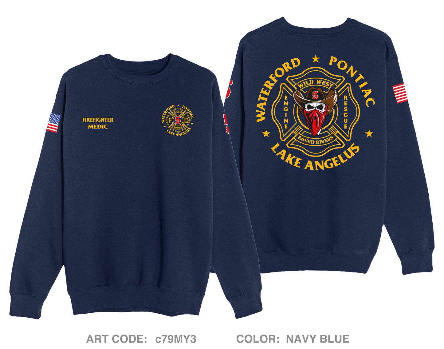 Station 5 Comfort Unisex Crewneck Sweatshirt - c79MY3