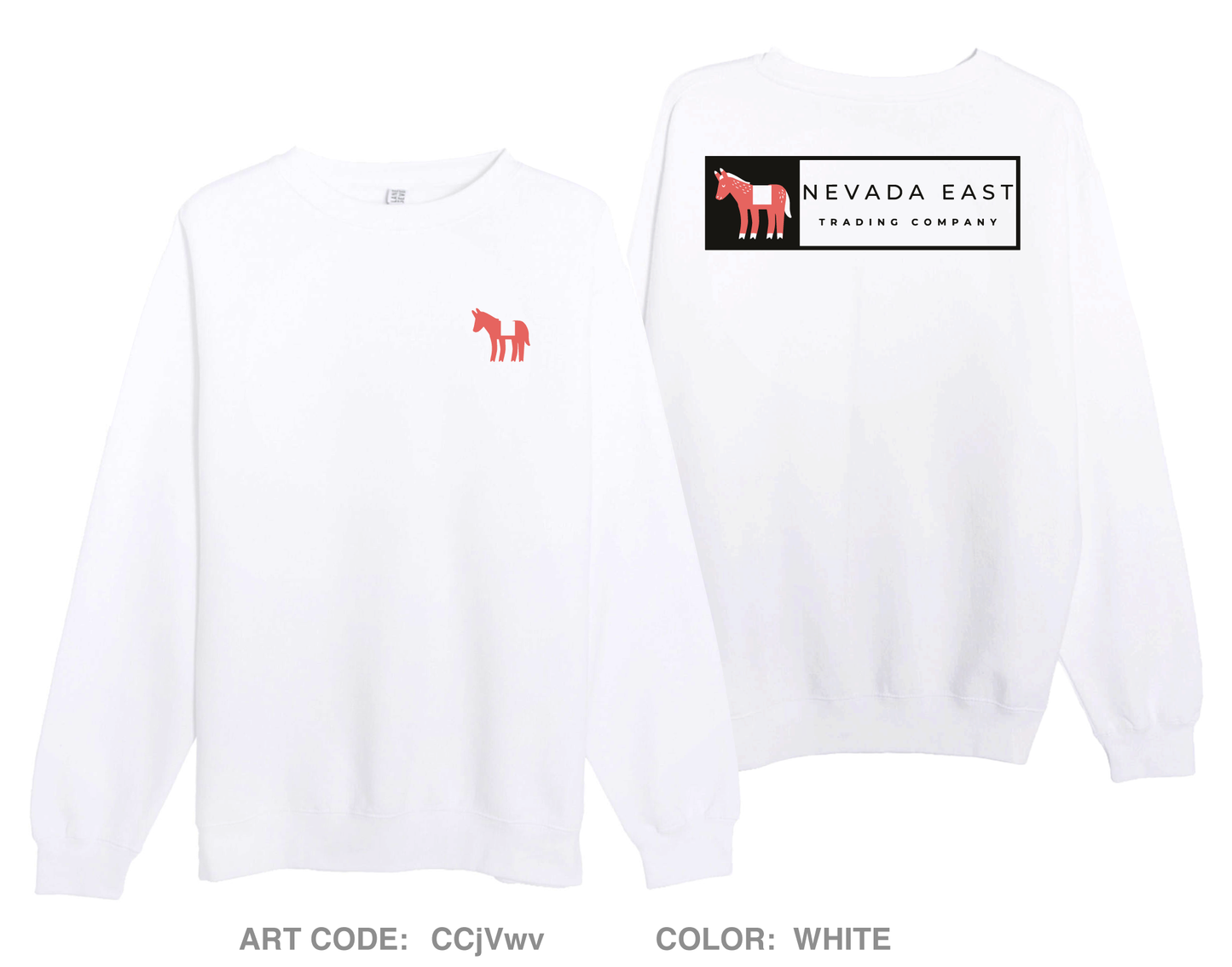 Nevada East Trading Company Comfort Unisex Crewneck Sweatshirt - CCjVwv
