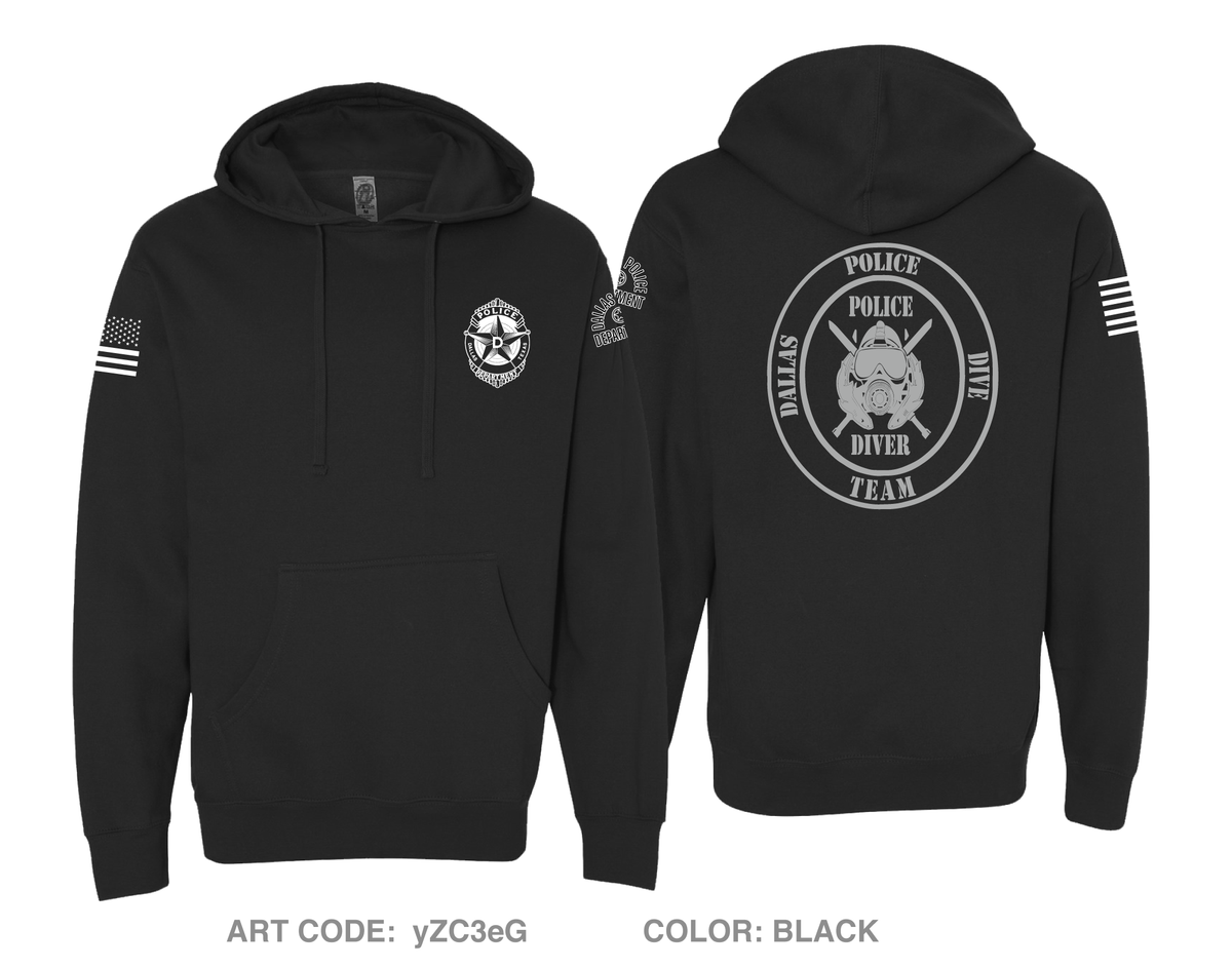 Dallas Police Dive Team Comfort Unisex Hooded Sweatshirt - yZC3eG