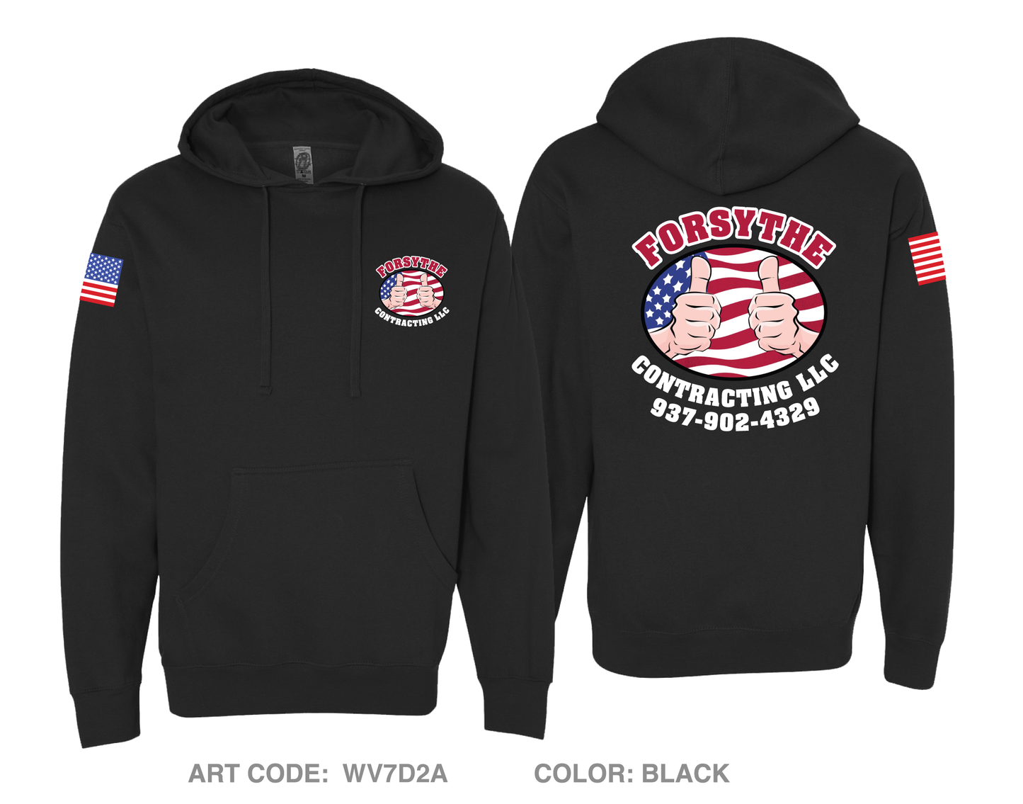 Forsythe Contracting LLC Comfort Unisex Hooded Sweatshirt - WV7D2A