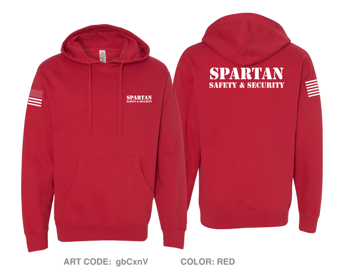 Spartan Safety & Security STORE 1 Comfort Unisex Hooded Sweatshirt - gbCxnV
