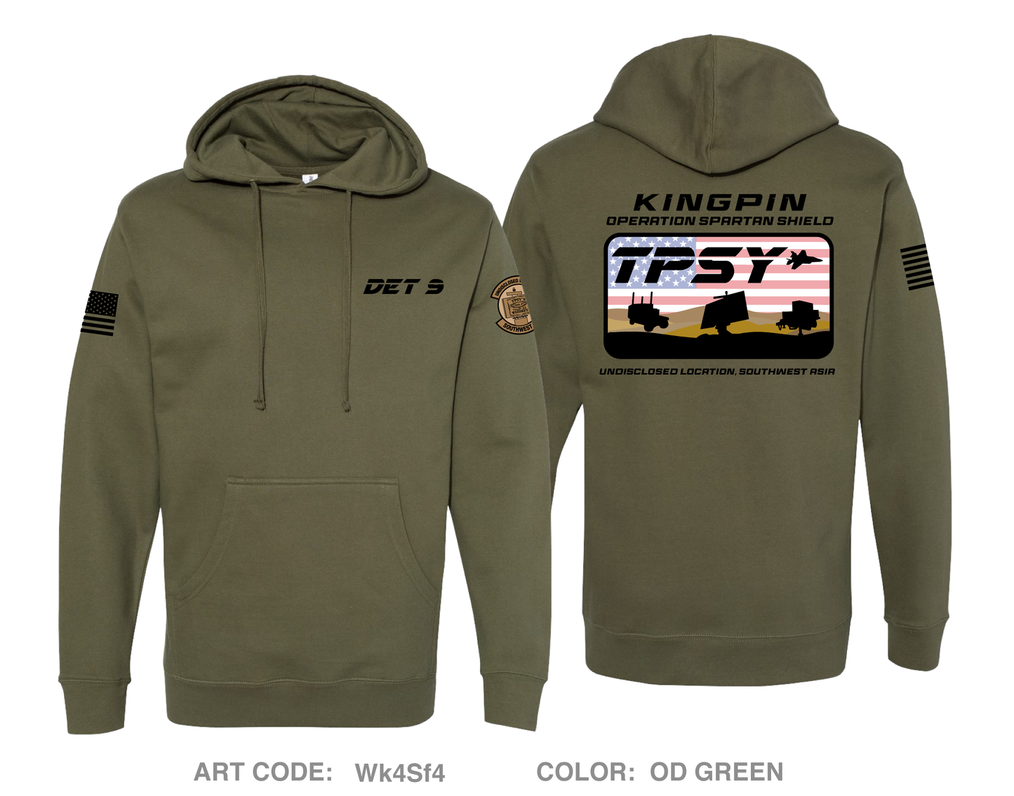727 EACS Comfort Unisex Hooded Sweatshirt - Wk4Sf4