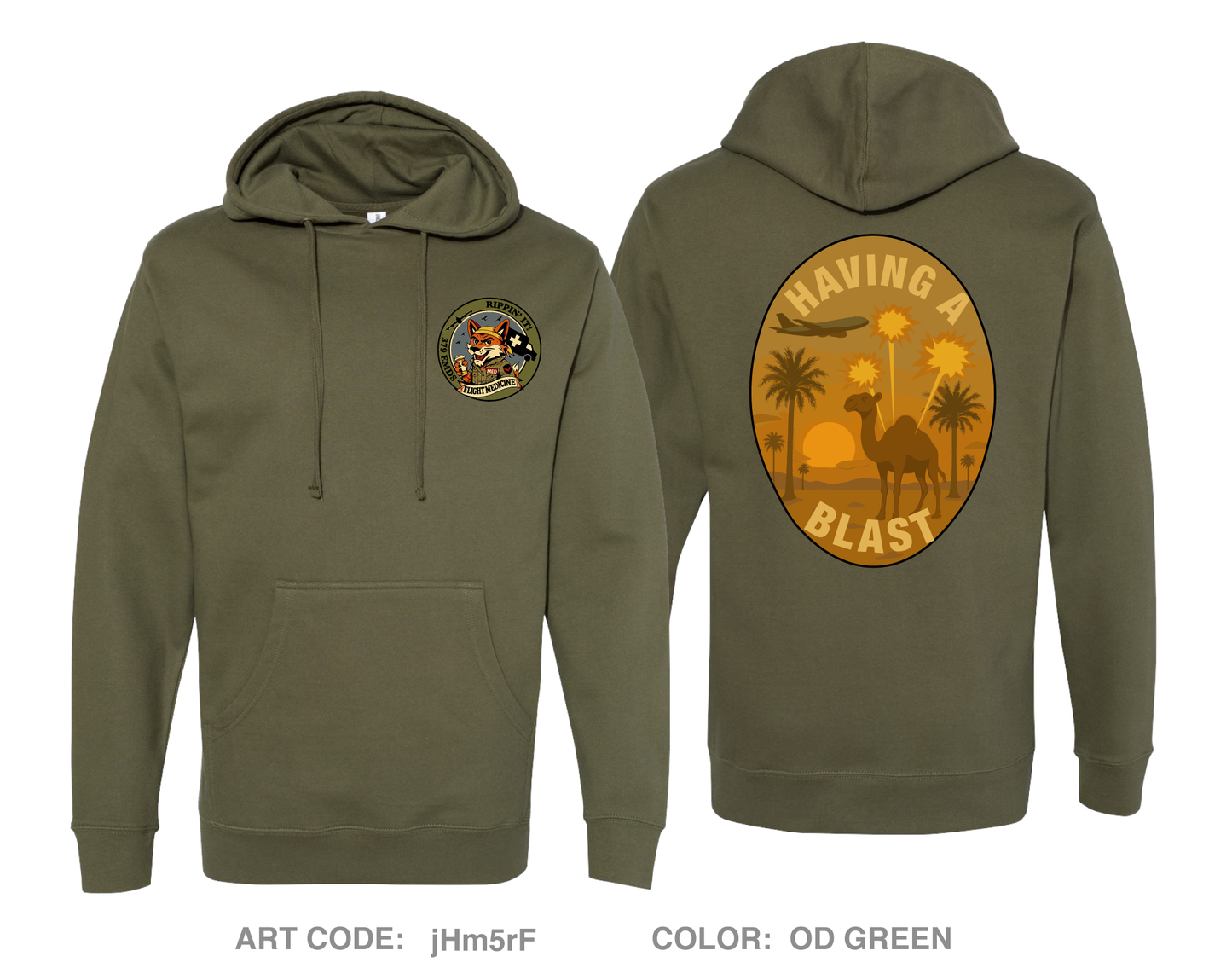 Flight Med Comfort Unisex Hooded Sweatshirt - jHm5rF