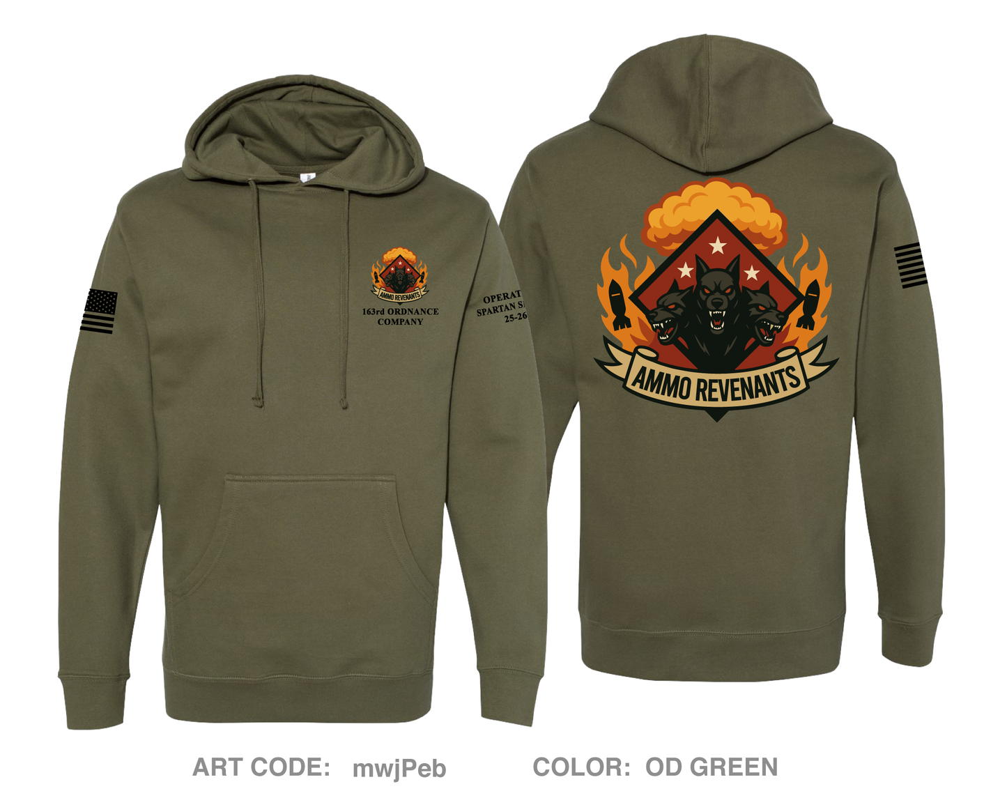 163D Comfort Unisex Hooded Sweatshirt - mwjPeb