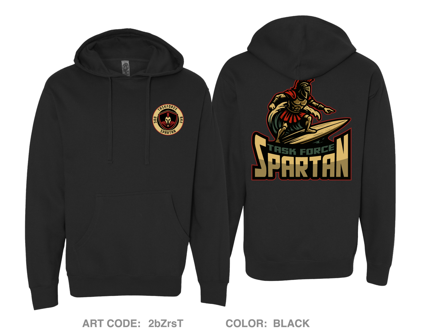 TF Spartan Main Store Comfort Unisex Hooded Sweatshirt - 2bZrsT