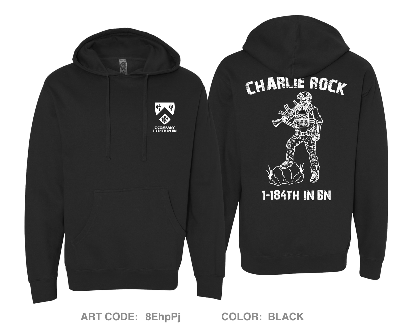 C Co 1-184th IN BN Store 1 Comfort Unisex Hooded Sweatshirt - 8EhpPj