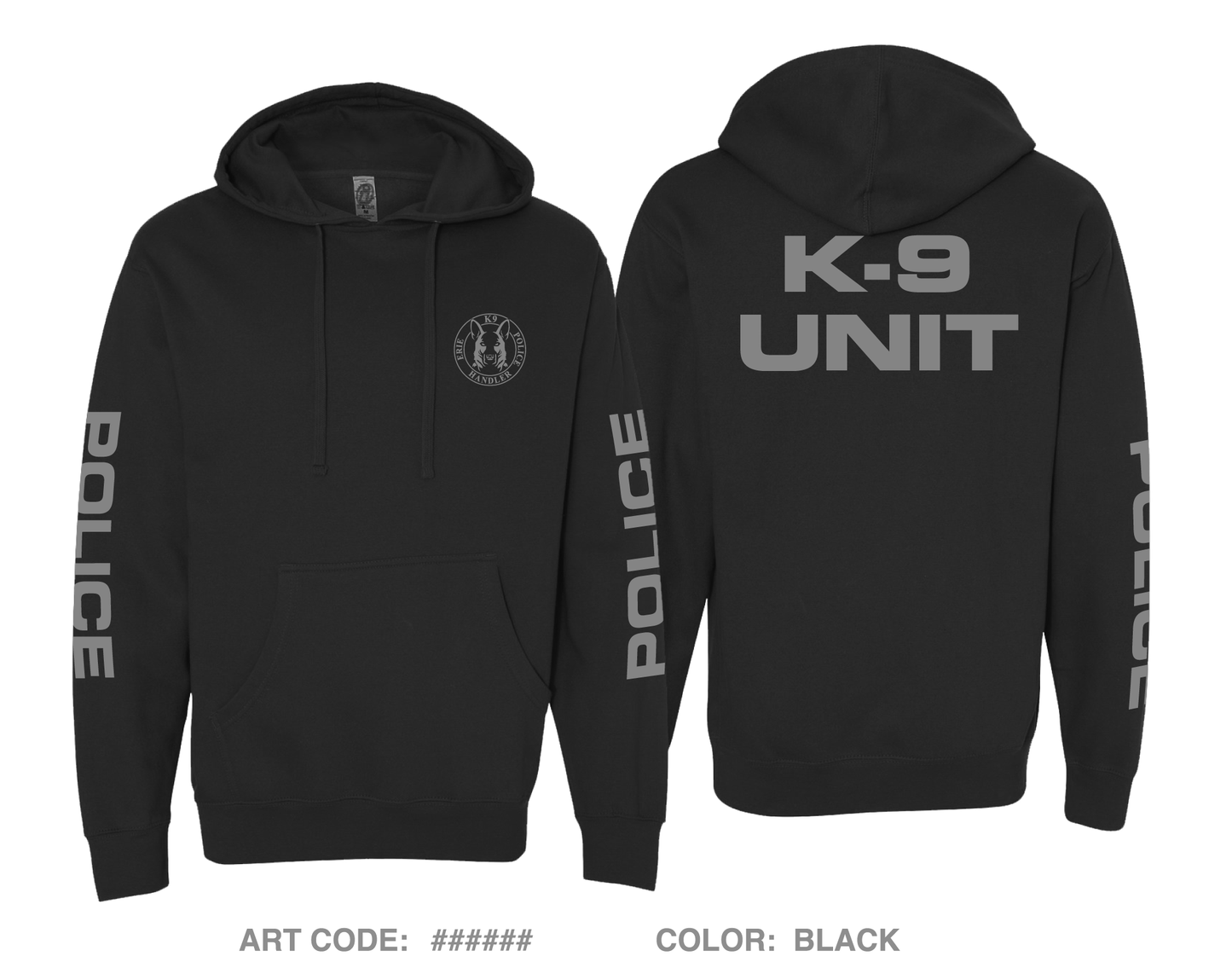 EPD K9 Comfort Unisex Hooded Sweatshirt - LKpyMC