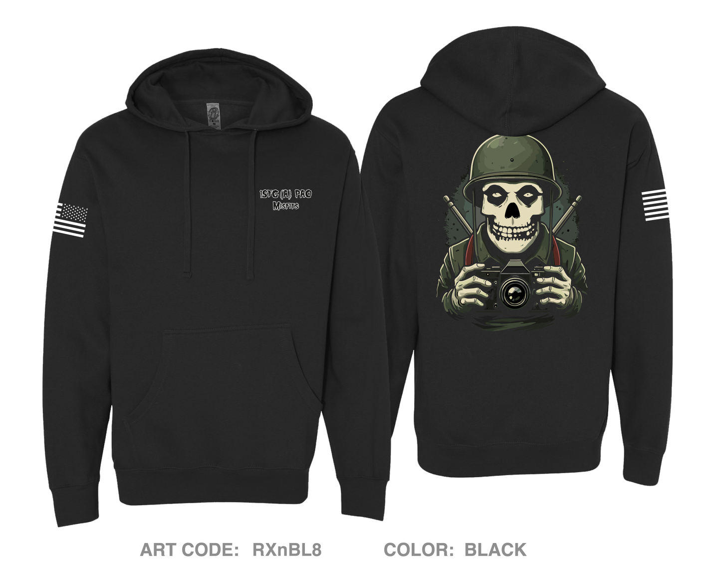 1SFG(A) PAO Comfort Unisex Hooded Sweatshirt - RXnBL8