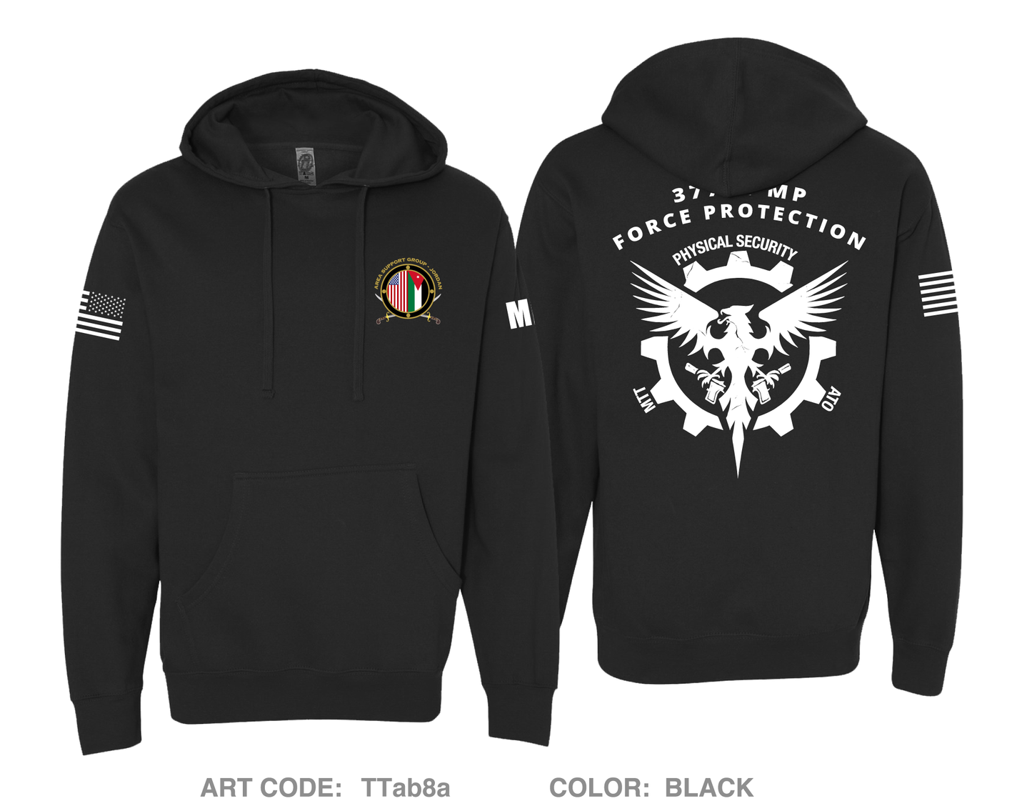 377th MP CO (FPG) Comfort Unisex Hooded Sweatshirt - TTab8a