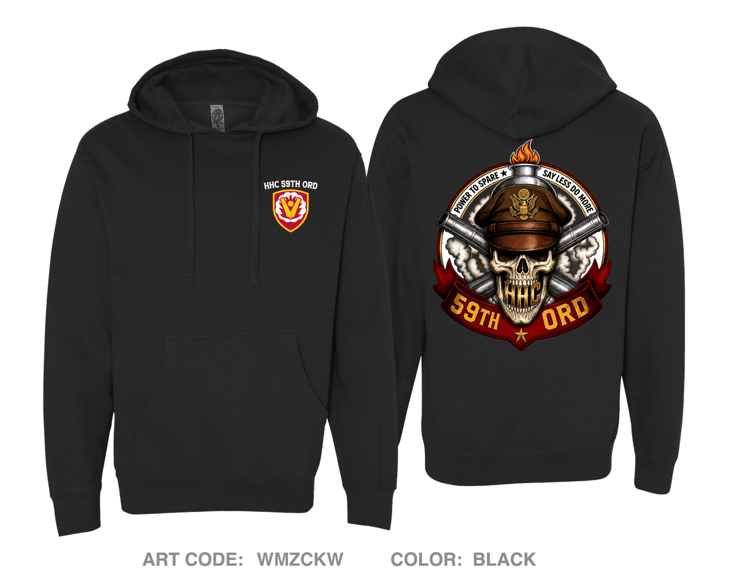 59th ORD BDE Comfort Unisex Hooded Sweatshirt - WMZCKW