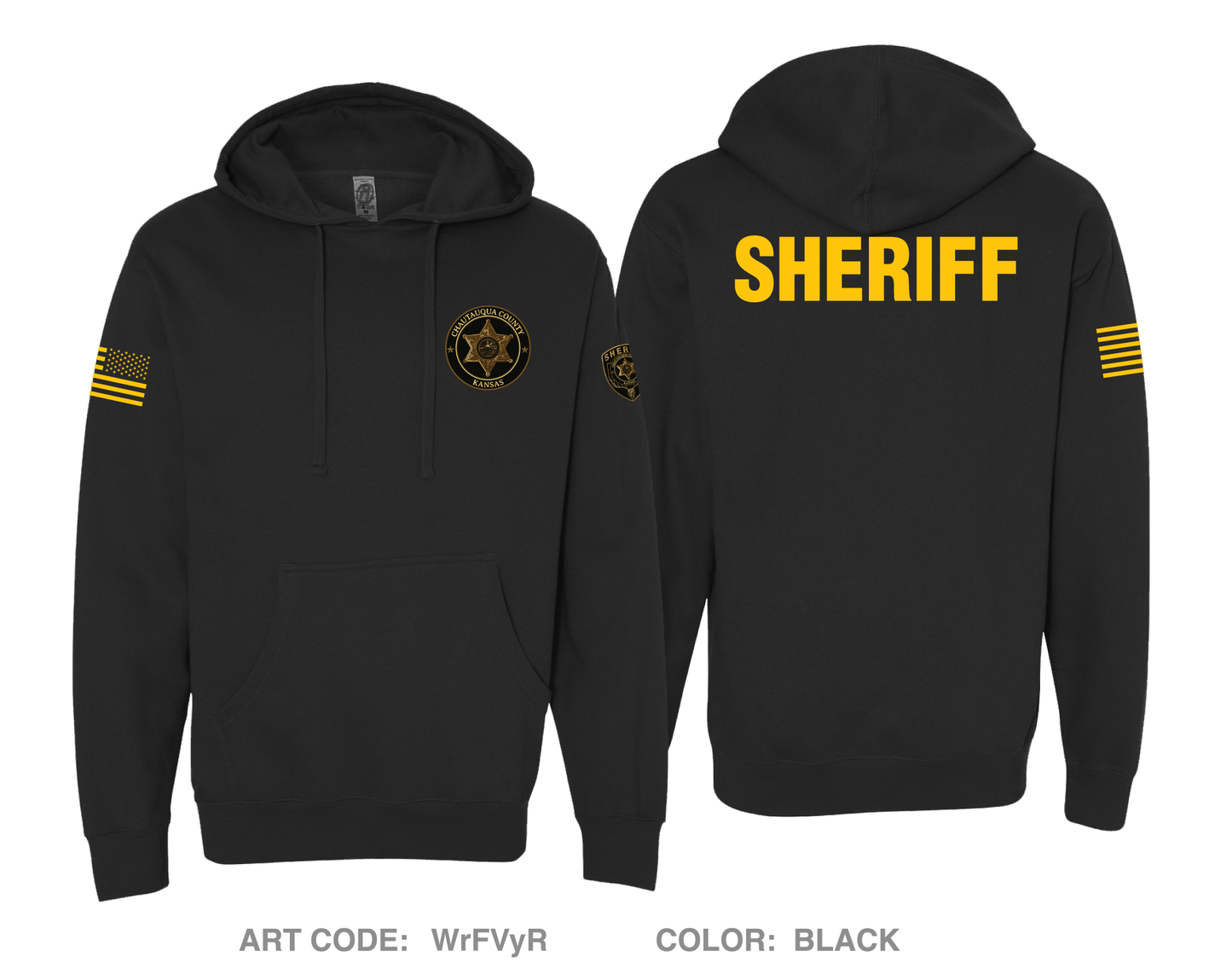 Chautauqau County Sheriffs Office/ Sedan PD Comfort Unisex Hooded Sweatshirt - WrFVyR