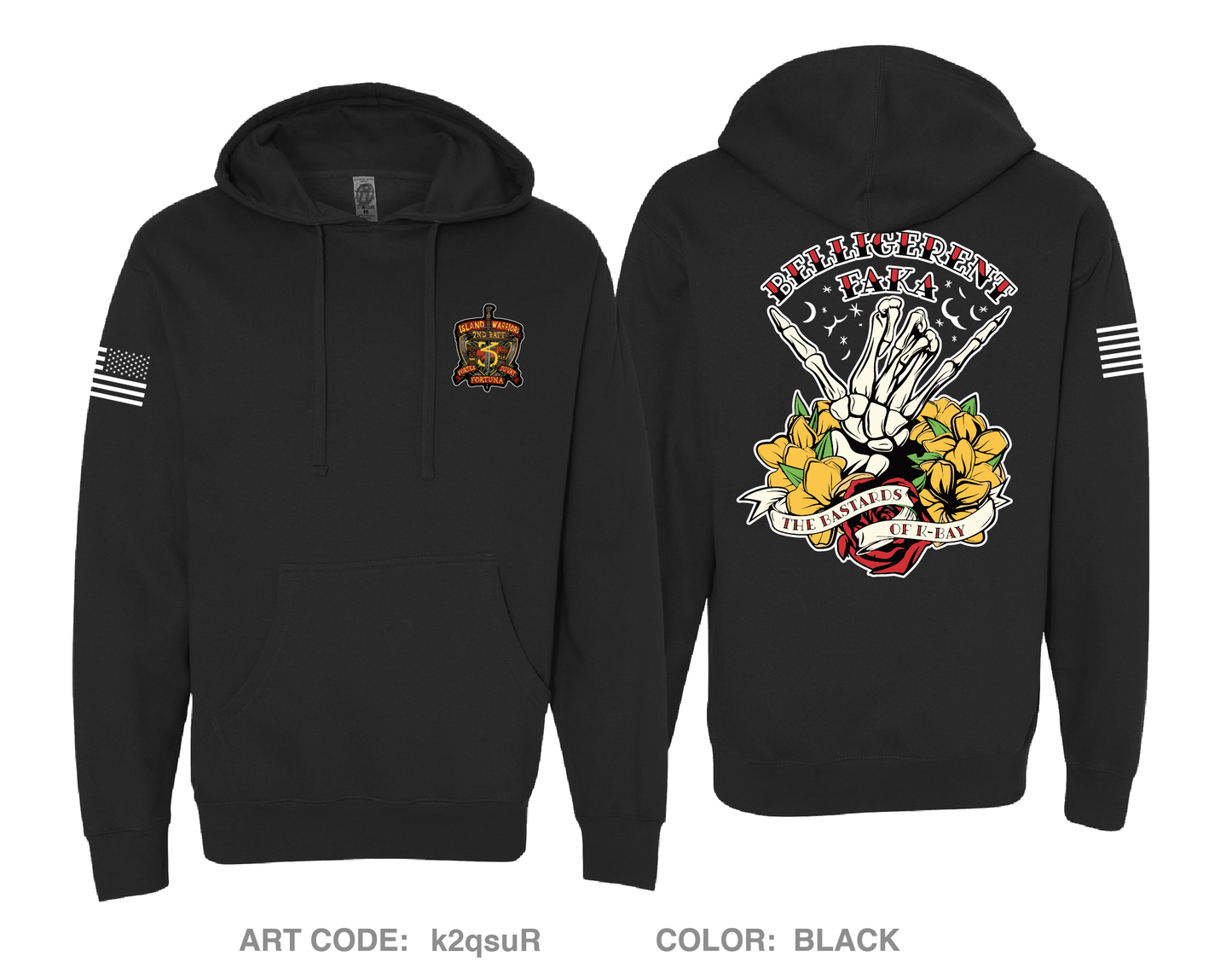 Island Warriors Comfort Unisex Hooded Sweatshirt - k2qsuR