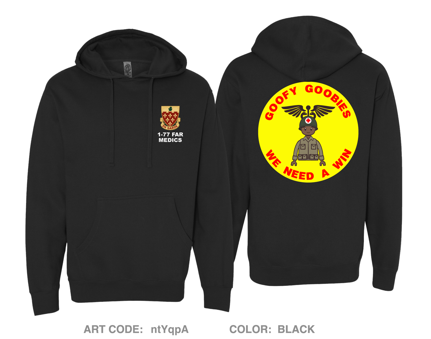 41st FAB, 1-77 FAR, HHB Medical Platoon Comfort Unisex Hooded Sweatshirt - ntYqpA