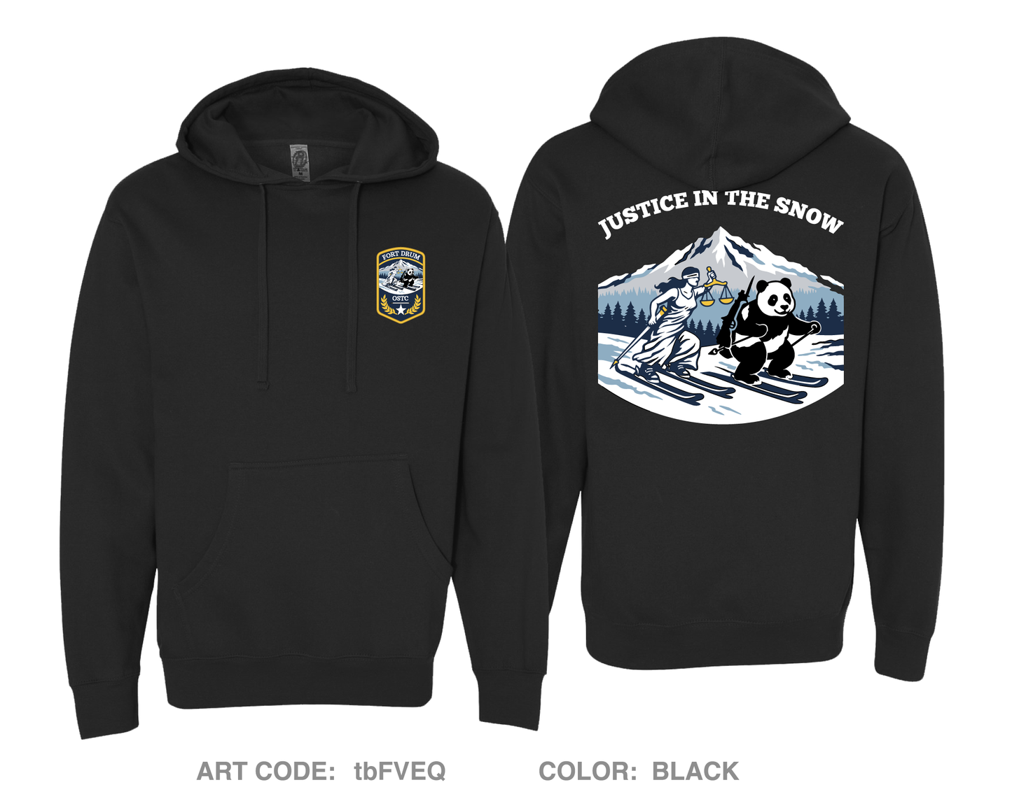 Office of the Special Trial Counsel at Fort Drum Comfort Unisex Hooded Sweatshirt - tbFVEQ