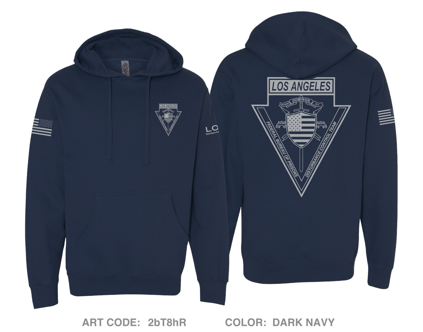 MDC Los Angeles Disturbance Control Team Comfort Unisex Hooded Sweatshirt - 2bT8hR