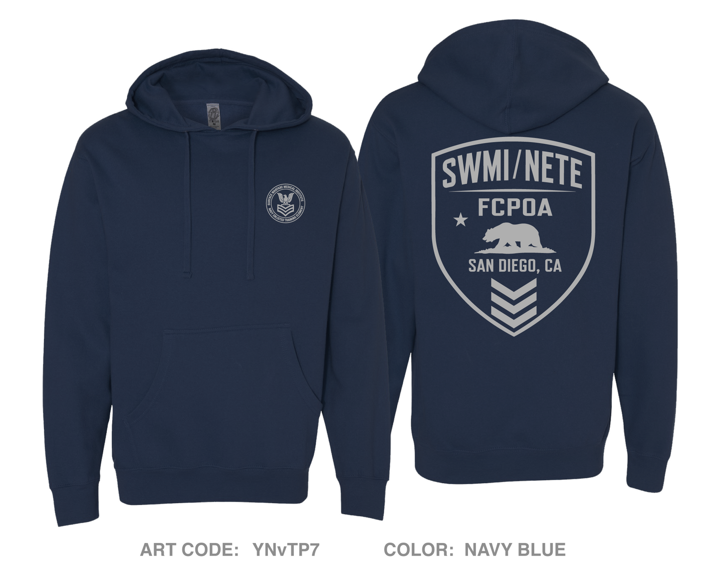 SWMI/NETE FCPOA Comfort Unisex Hooded Sweatshirt - YNvTP7