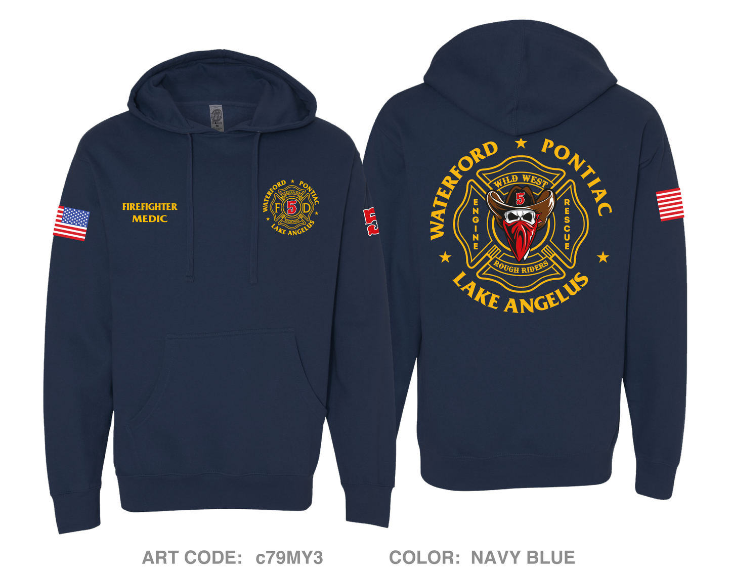 Station 5 Comfort Unisex Hooded Sweatshirt - c79MY3