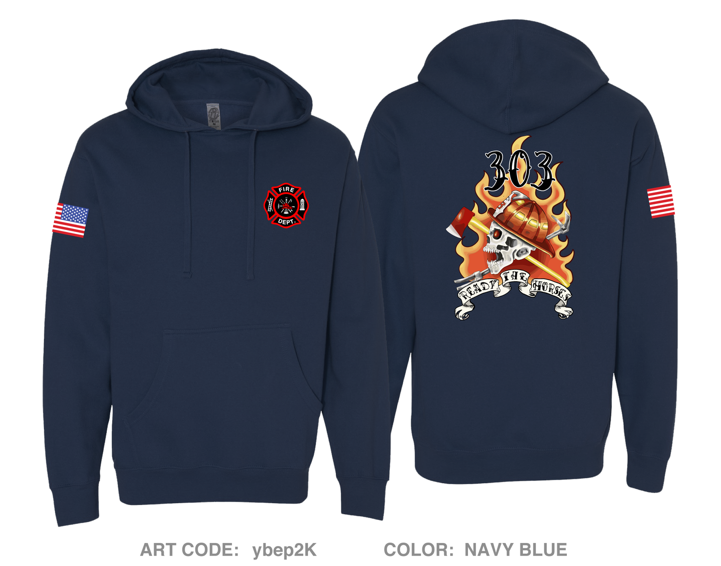 Revere Fire Department Comfort Unisex Hooded Sweatshirt - ybep2K