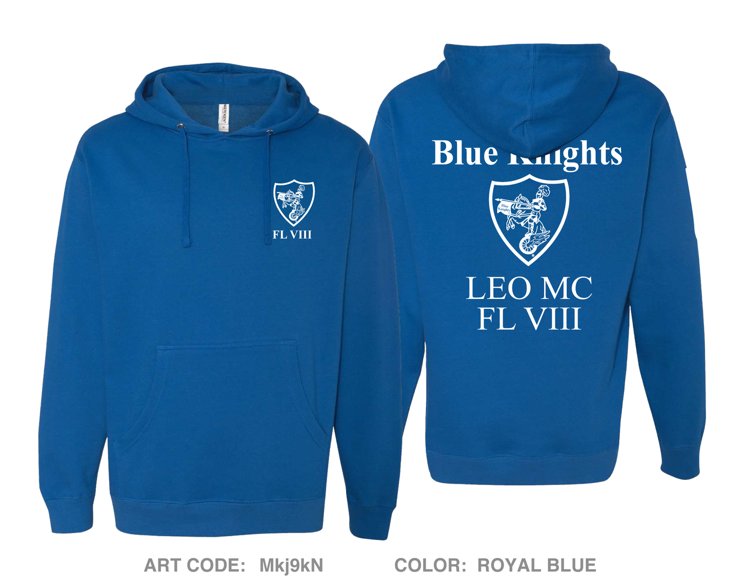 Blue knights Comfort Unisex Hooded Sweatshirt - Mkj9kN