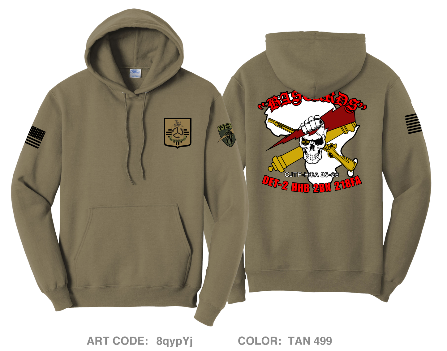 Bastard FIST Comfort Unisex Hooded Sweatshirt - 8qypYj