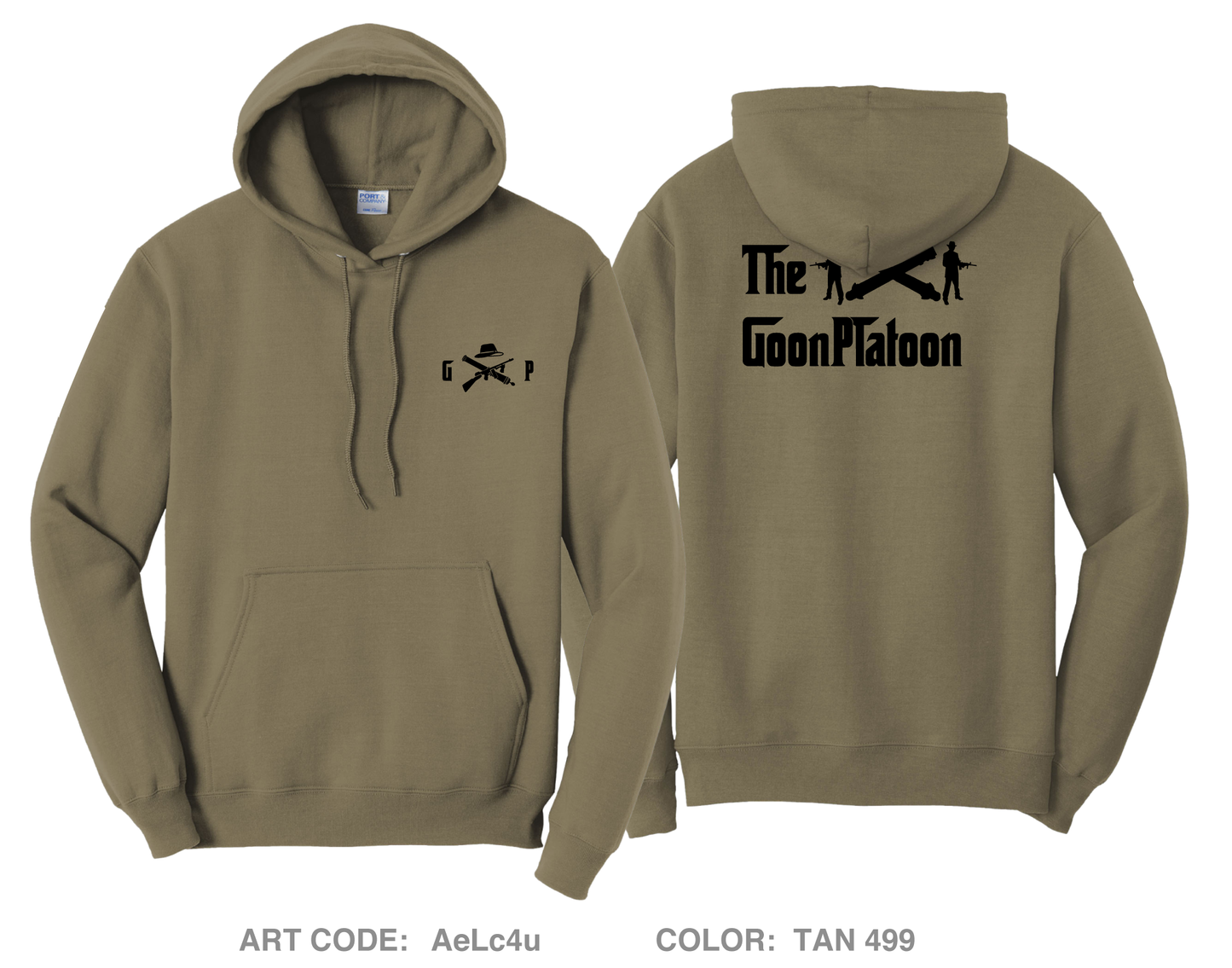 Aces Battery, 2-32 Field Artillery Regiment Comfort Unisex Hooded Sweatshirt - AeLc4u