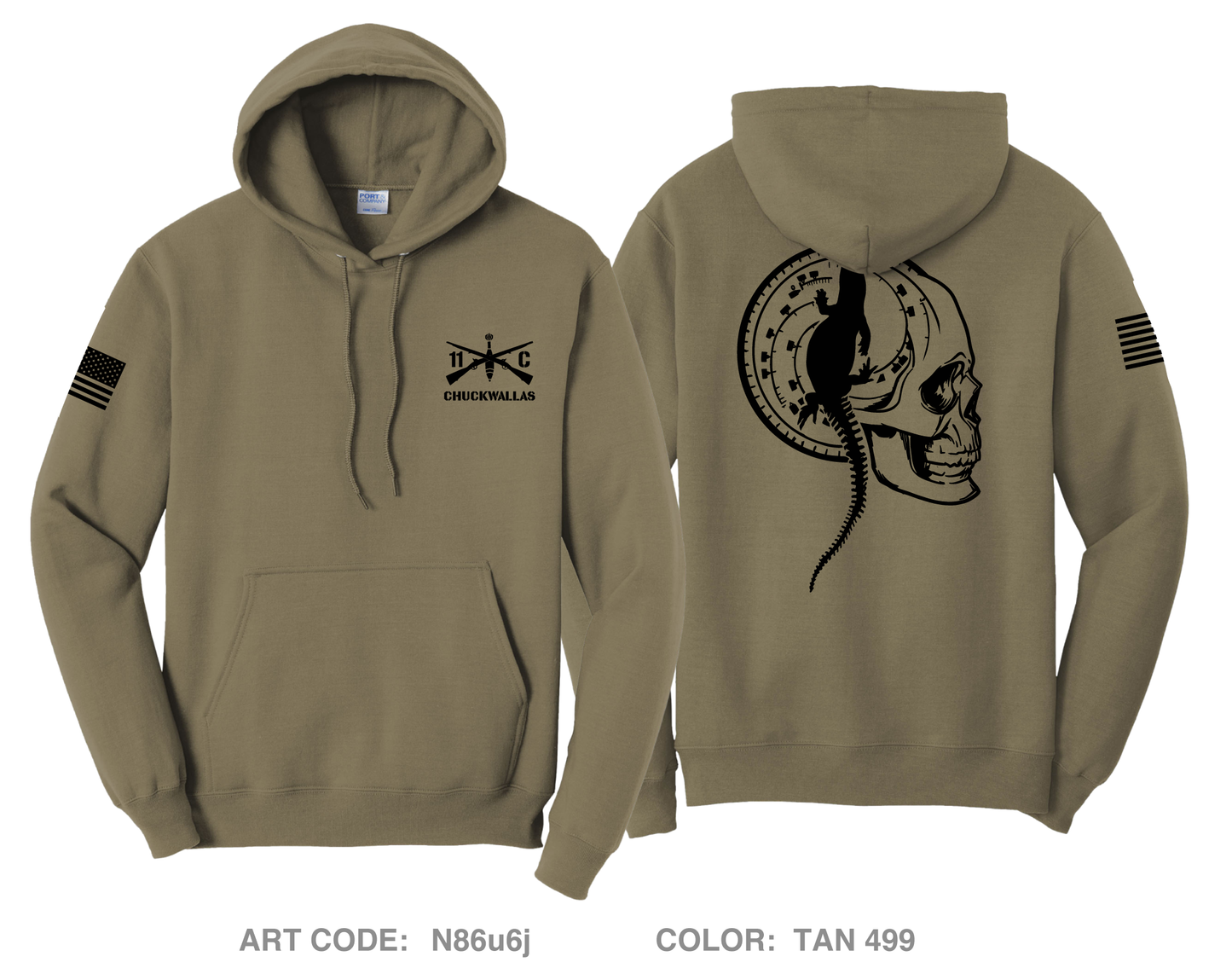 HHT mortars 1|11th ACR Comfort Unisex Hooded Sweatshirt - N86u6j