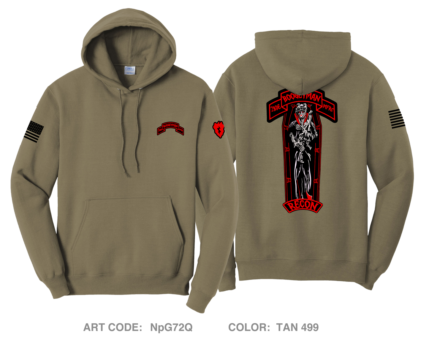 Shadow Platoon Recon MFRC Comfort Unisex Hooded Sweatshirt - NpG72Q