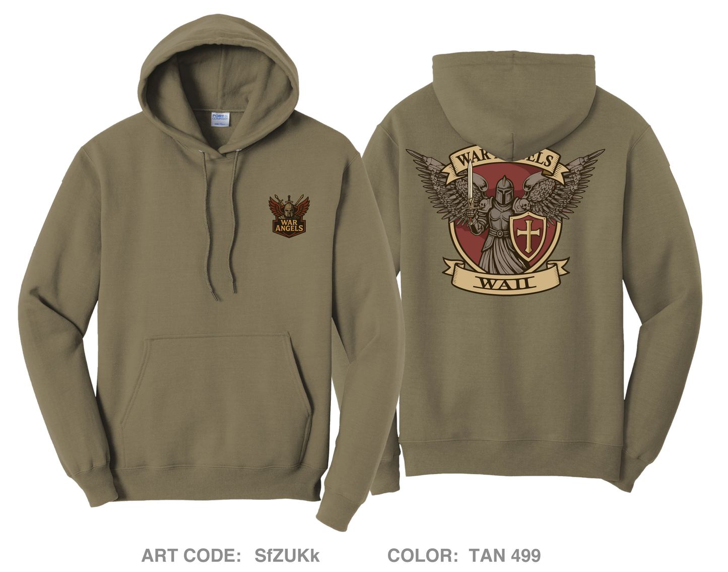 2nd Platoon, Guns Troop, 2nd Squadron, 11th ACR Comfort Unisex Hooded Sweatshirt - SfZUKk