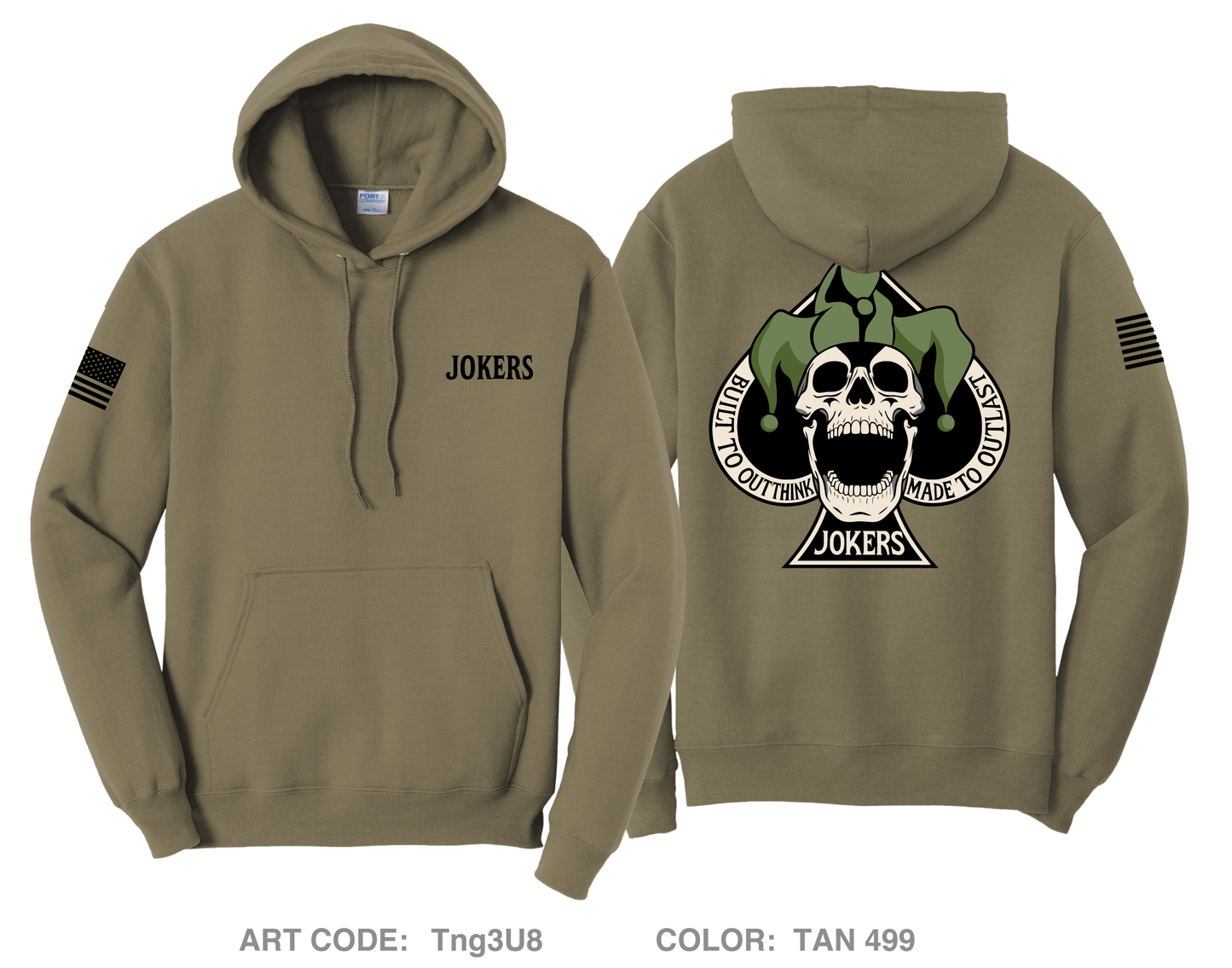 Jokers Comfort Unisex Hooded Sweatshirt - Tng3U8