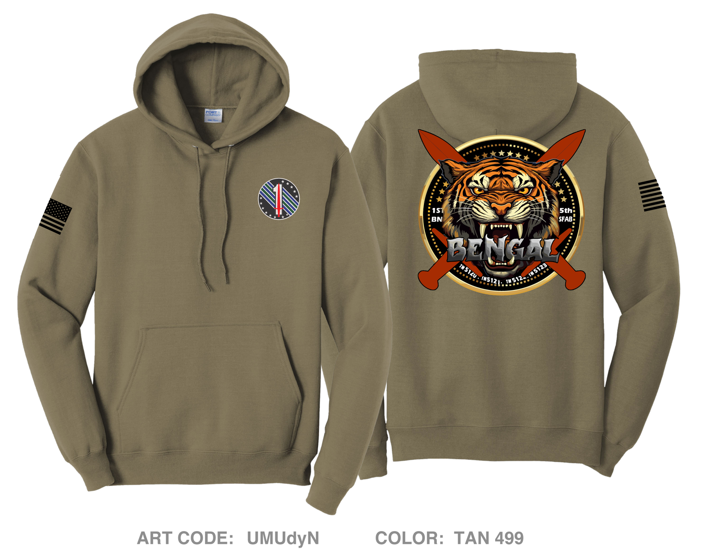 Bravo Company, 1st BN, 5th SFAB Store 1
Comfort Unisex Hooded Sweatshirt - UMUdyN