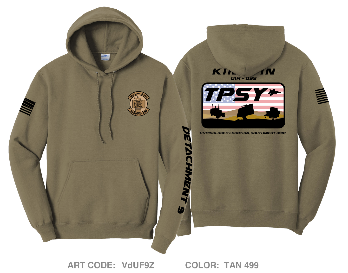 727 EACS Comfort Unisex Hooded Sweatshirt - VdUF9Z