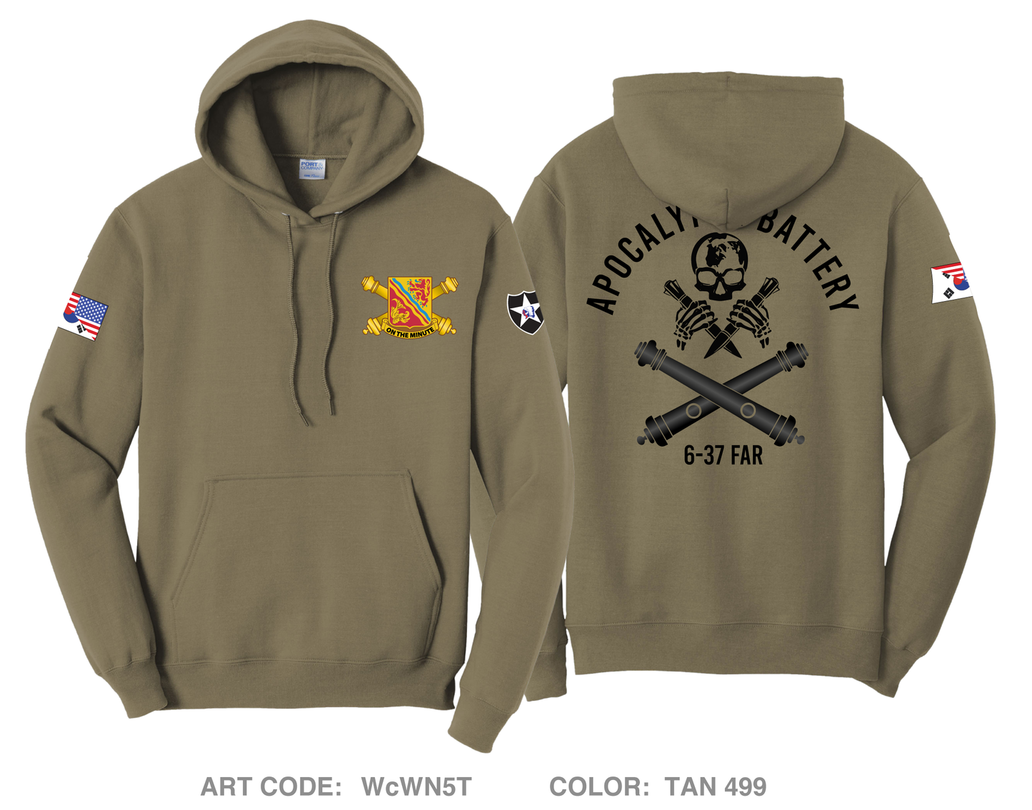 6|37 FAR Comfort Unisex Hooded Sweatshirt - WcWN5T